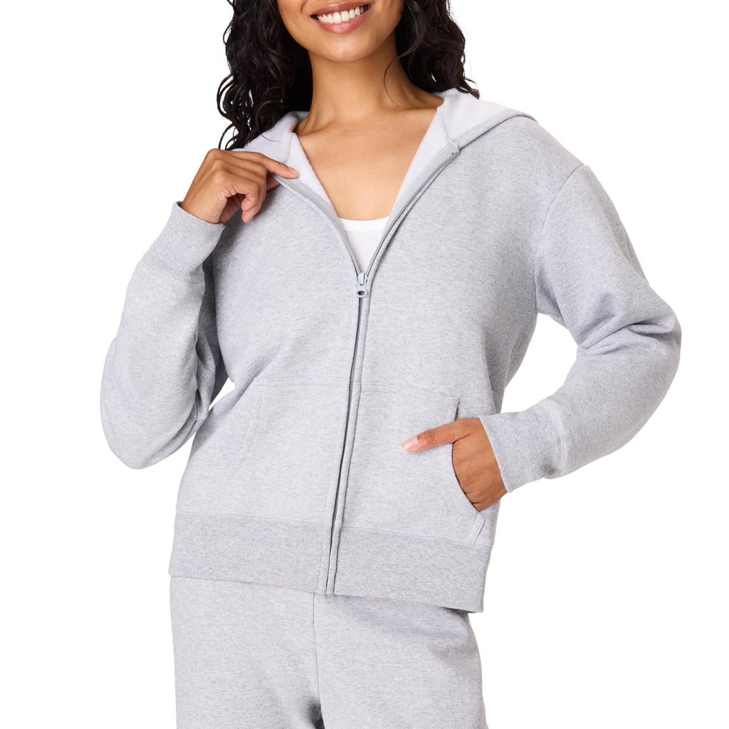 Hanes Women's EcoSmart Fleece Sweatshirt for Women, Soft Midweight - Full-Zip Hoodie, Sweatshirt, or 1/4 Zip