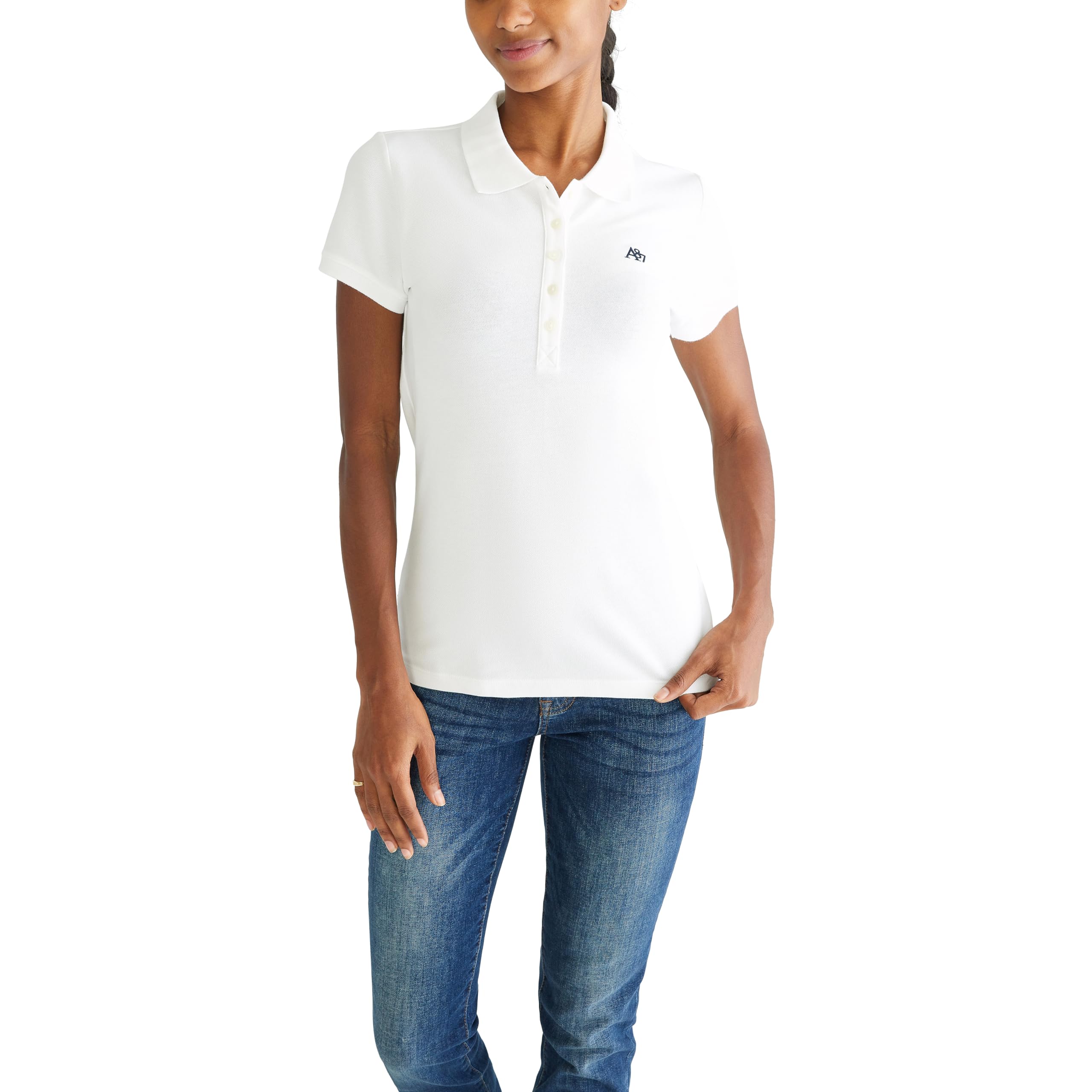 AEROPOSTALE Women's Aero Solid A87 Polo