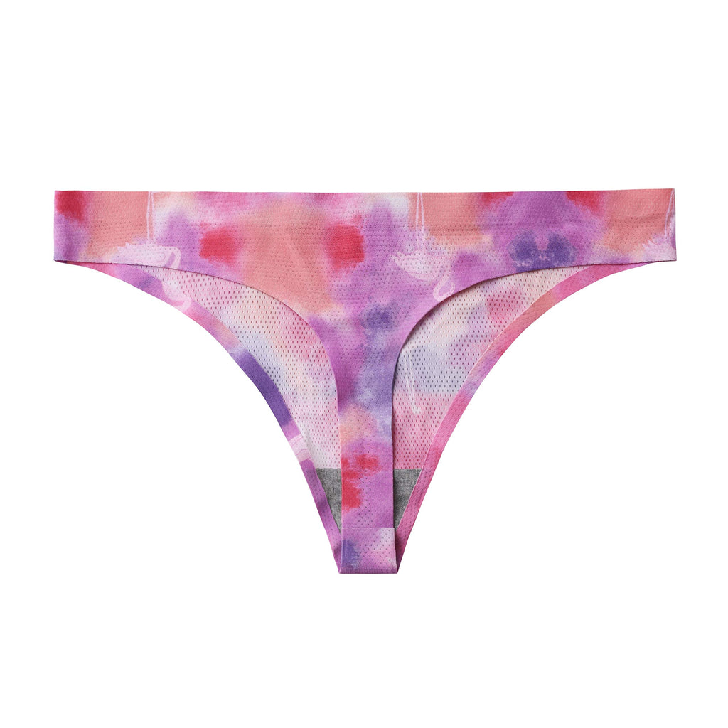 voenxe Seamless Women Underwear Thongs,No Show Ladies Workout Thong,5 Pack