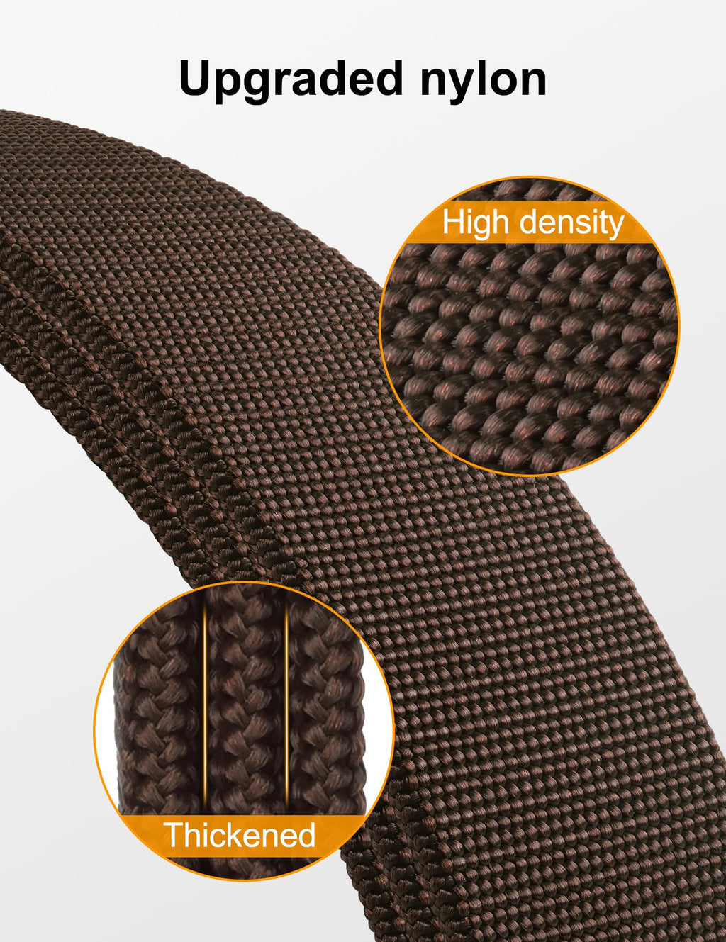 JUKMO Men's Stretch Tactical Belt, 1.5" Elastic Nylon Web with Flip Buckle