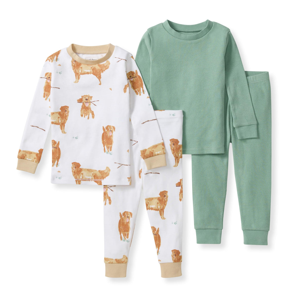 Burt's Bees Baby Organic Cotton Pajamas for Boys, Toddler PJ Set, 2-PC
