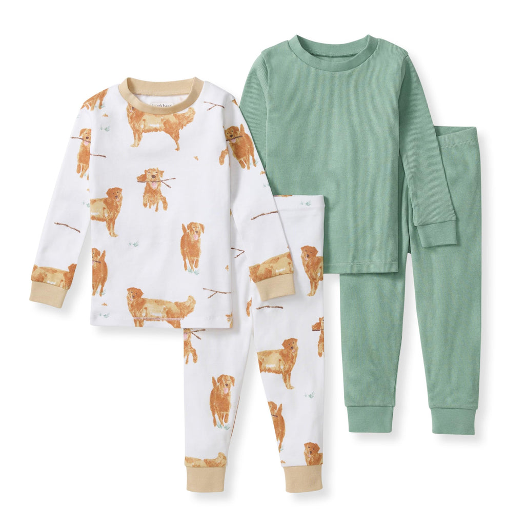 Burt's Bees Baby Organic Cotton Pajamas for Boys, Toddler PJ Set, 2-PC