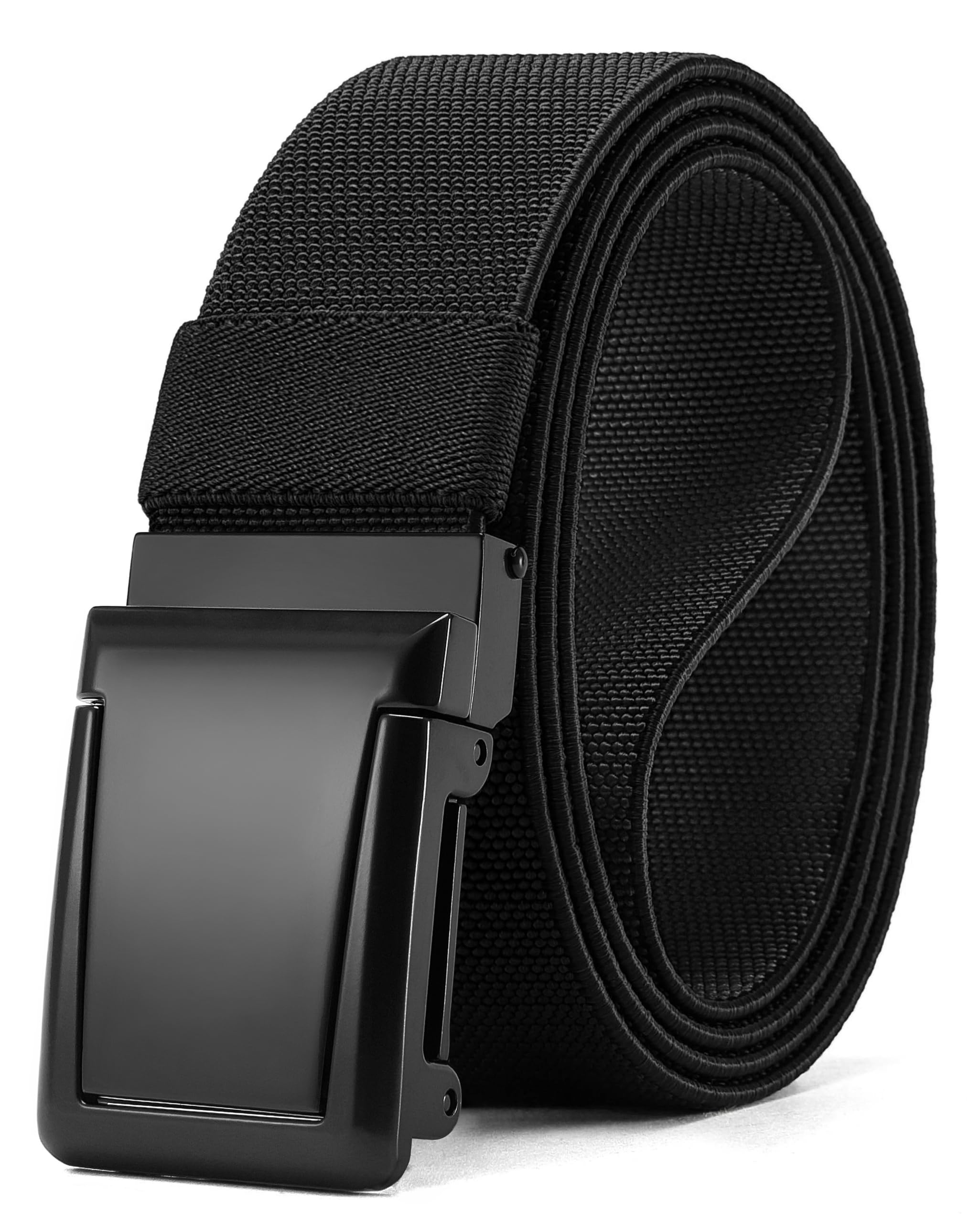 CHAOREN Tactical Belt Men - 1.5" Stretch Work Belt with Zinc Alloy Buckle