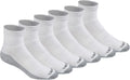 Dickies Men's Dri-Tech Moisture Control Quarter Socks, Available in M-XXL (6, 12, 18 Pairs)