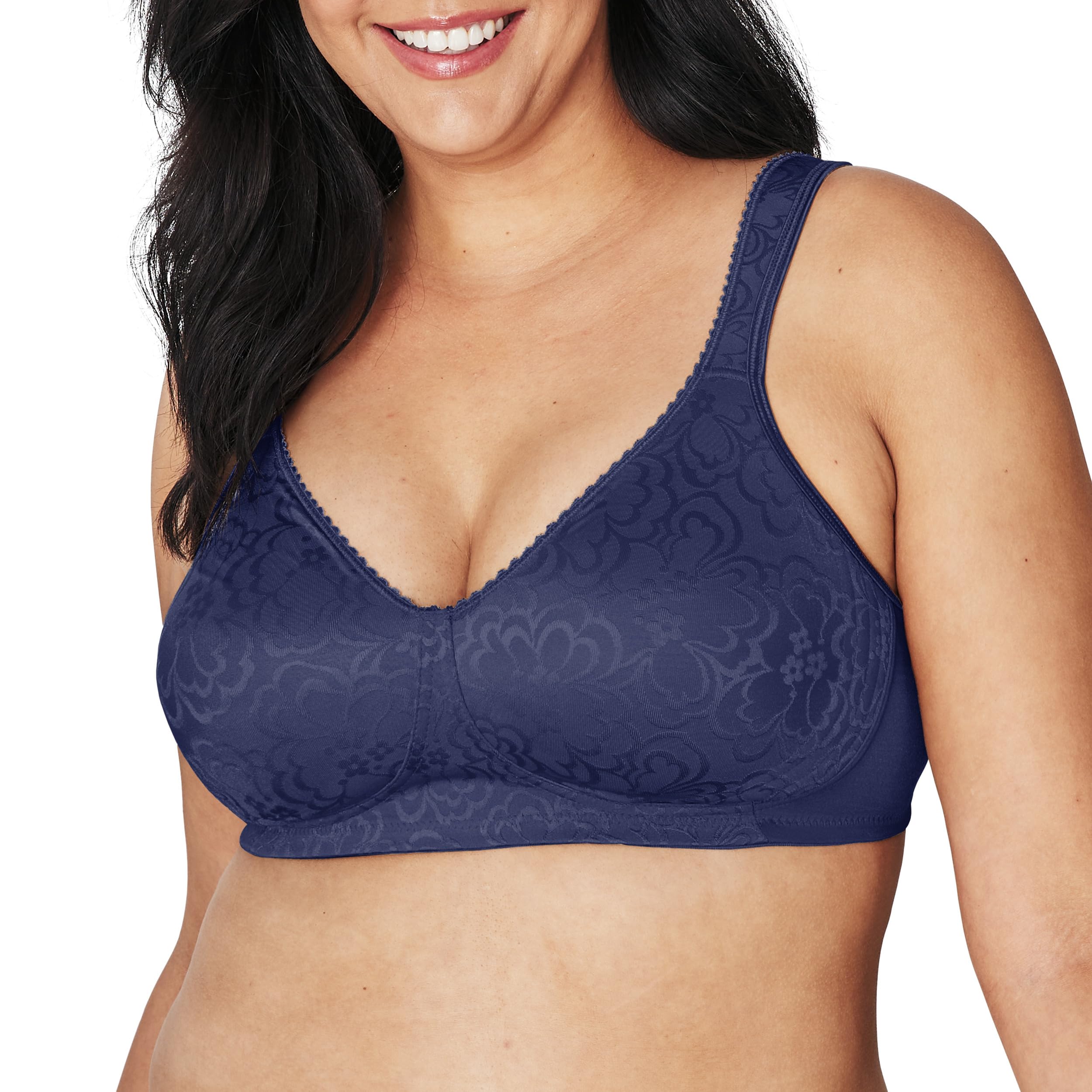 Playtex Women's Wireless Bra, 18 Hour Plus-Size Bras Available, Ultimate Lift, Moisture-Wicking, Single or 2-Pack