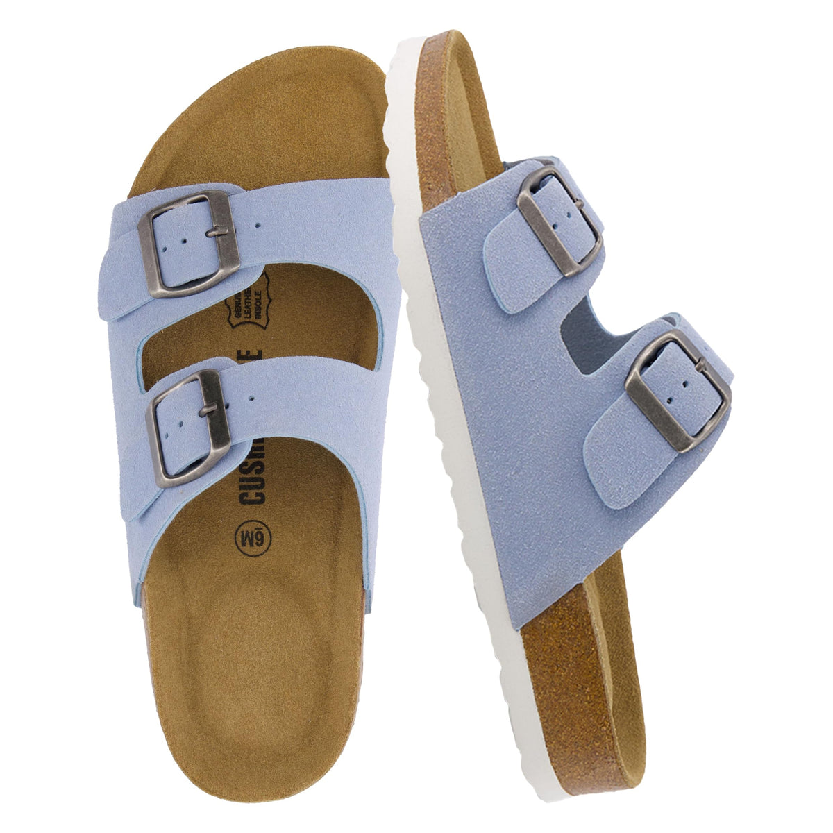 CUSHIONAIRE Lane Cork Slide Women's Sandals, Comfortable Sandals for Women