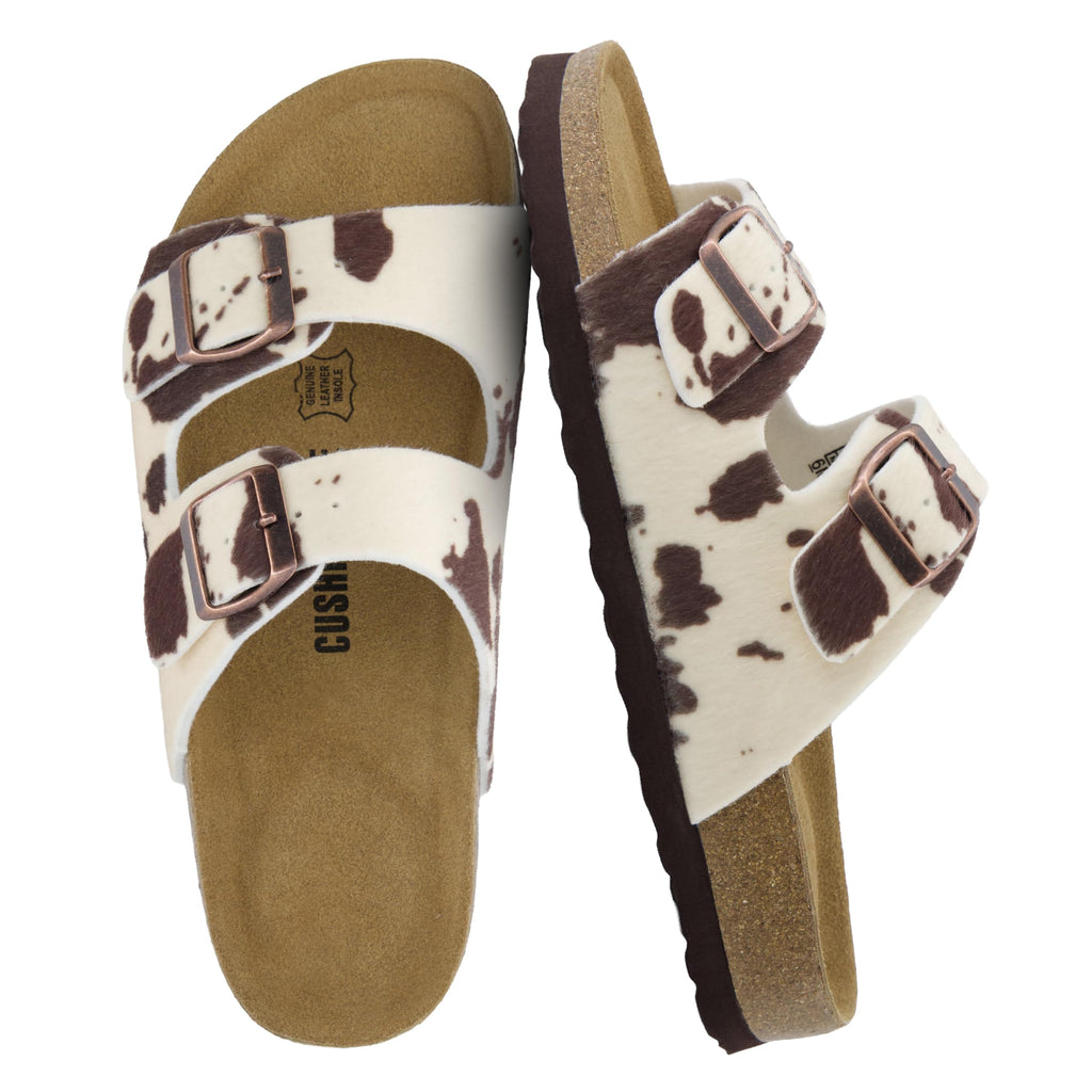 CUSHIONAIRE Lane Cork Slide Women's Sandals, Comfortable Sandals for Women