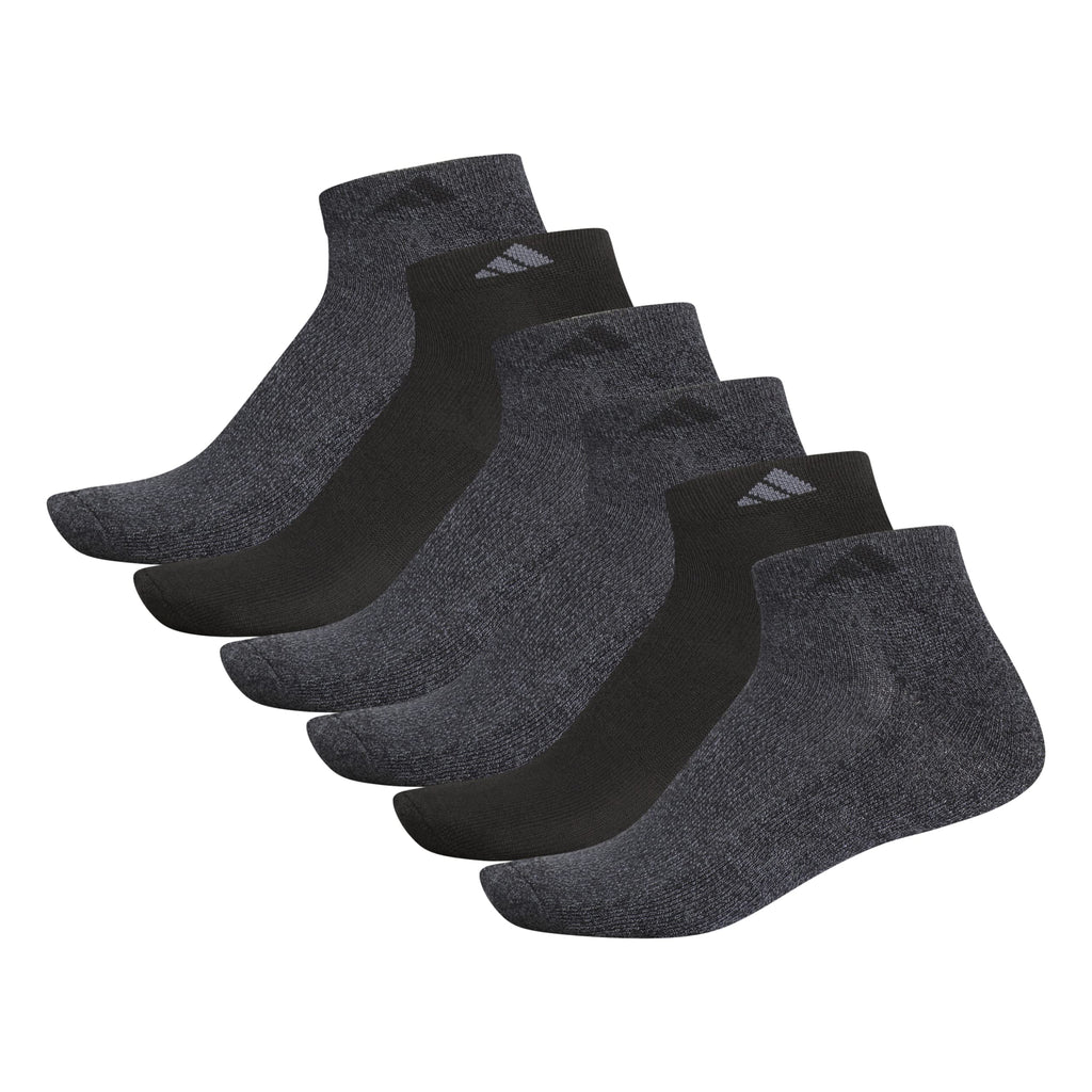adidas Men's Athletic Cushioned Low Cut Ankle Socks 6 Pairs