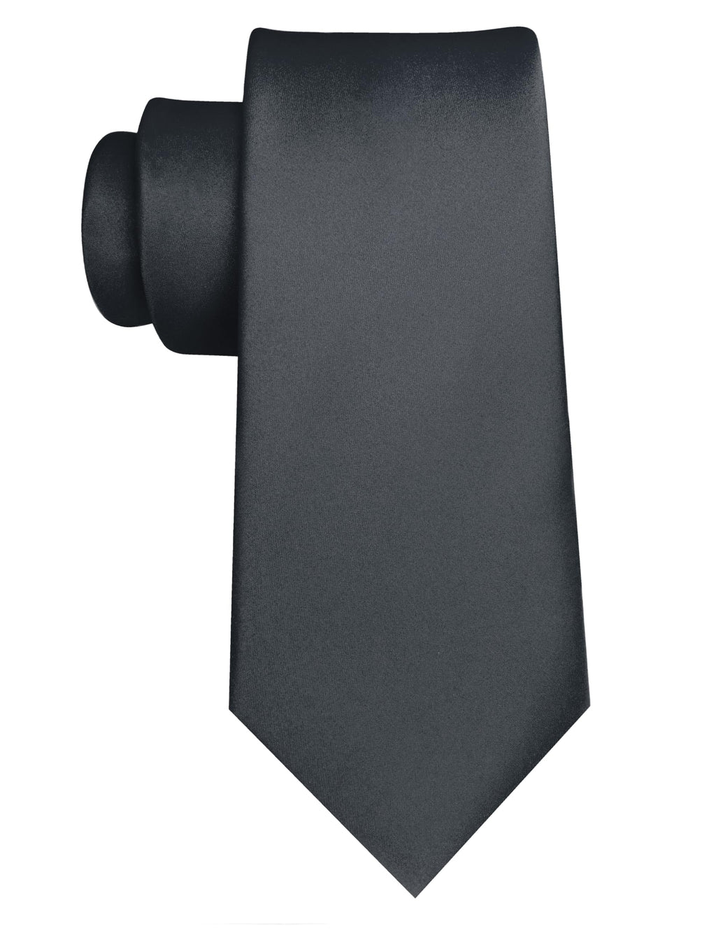 JEMYGINS Solid Color Tie Mens Necktie for Business and Wedding