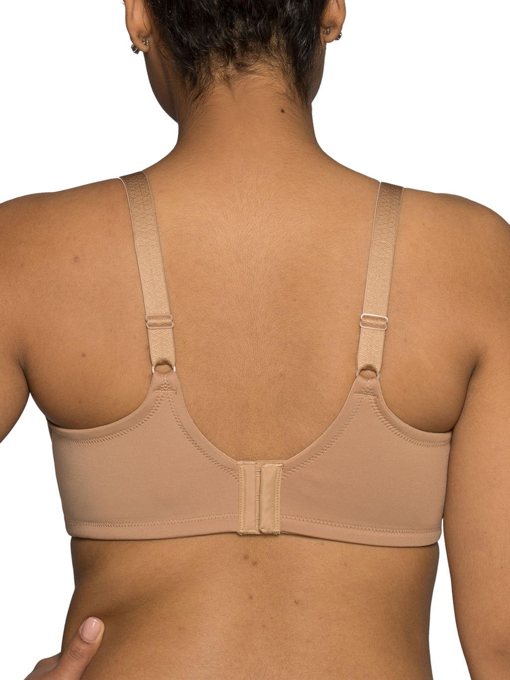 Vanity Fair Women's Full Figure Beauty Back Smoothing Bra, 4 Way Stretch Fabric, Lightly Lined Cups up to H