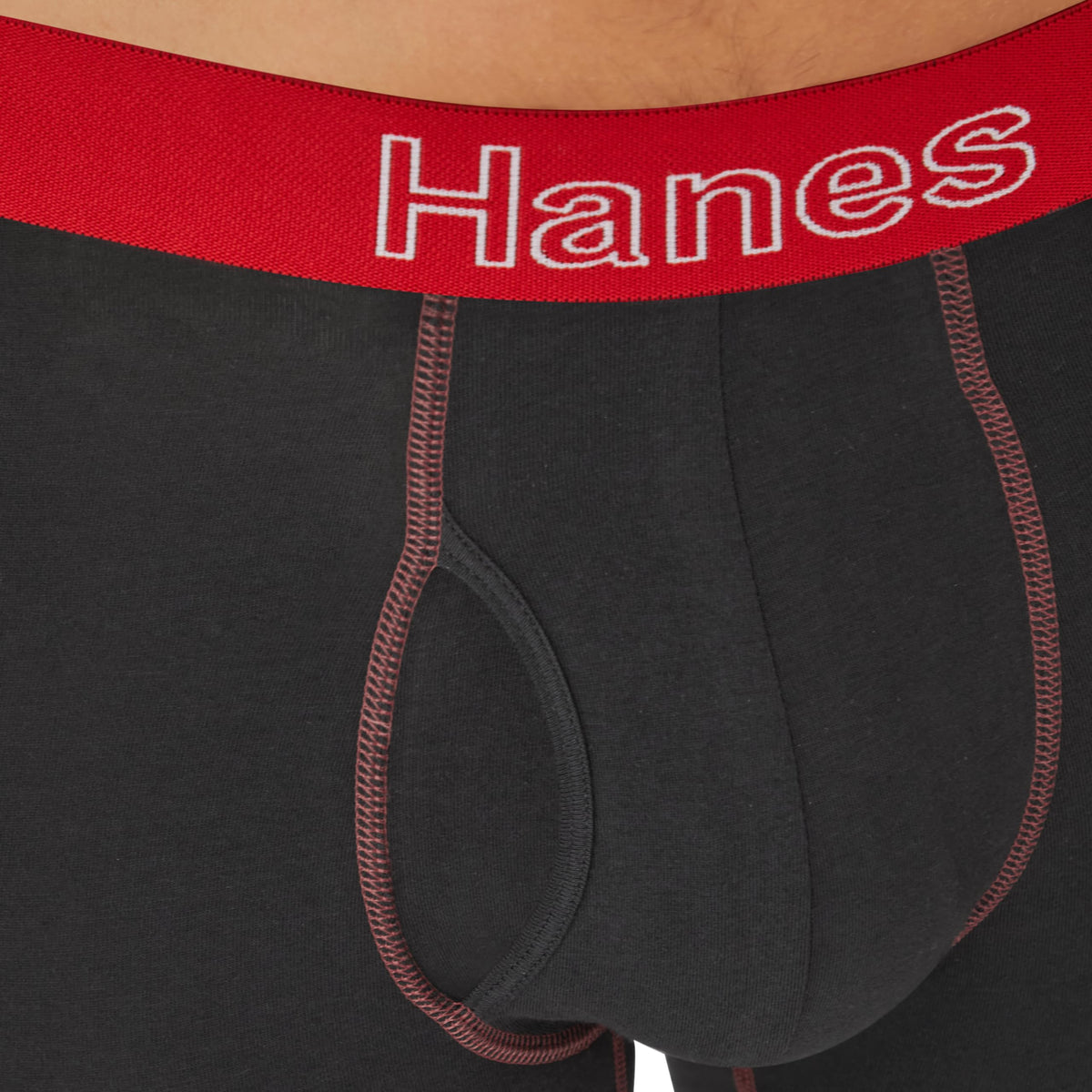 Hanes Men's Boxer Brief Underwear Pack, Stretch Cotton Boxer Briefs for Men, Moisture-wicking, 6-pack