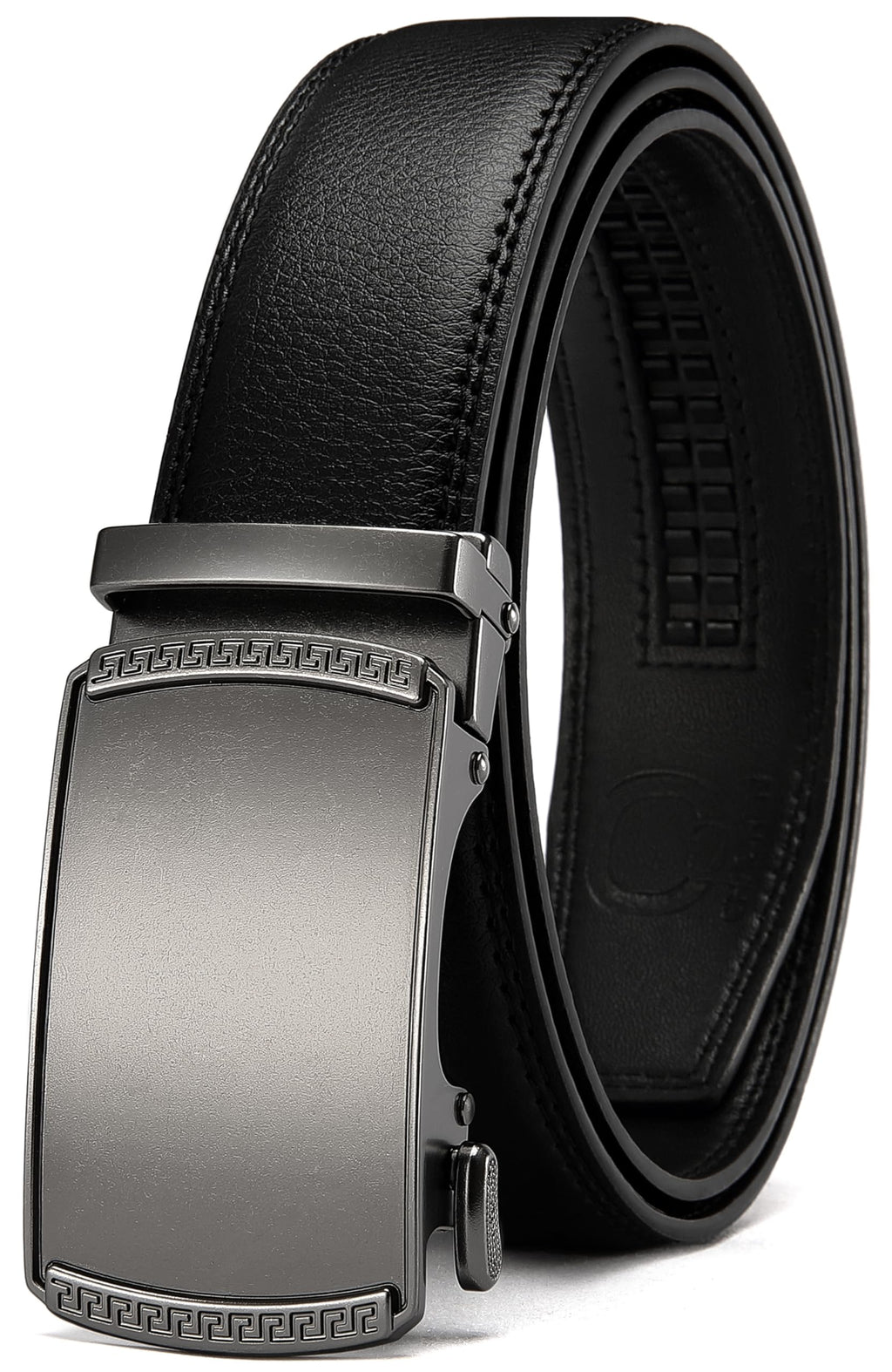 CHAOREN Men's Leather Ratchet Belt - Customizable Fit (35mm)