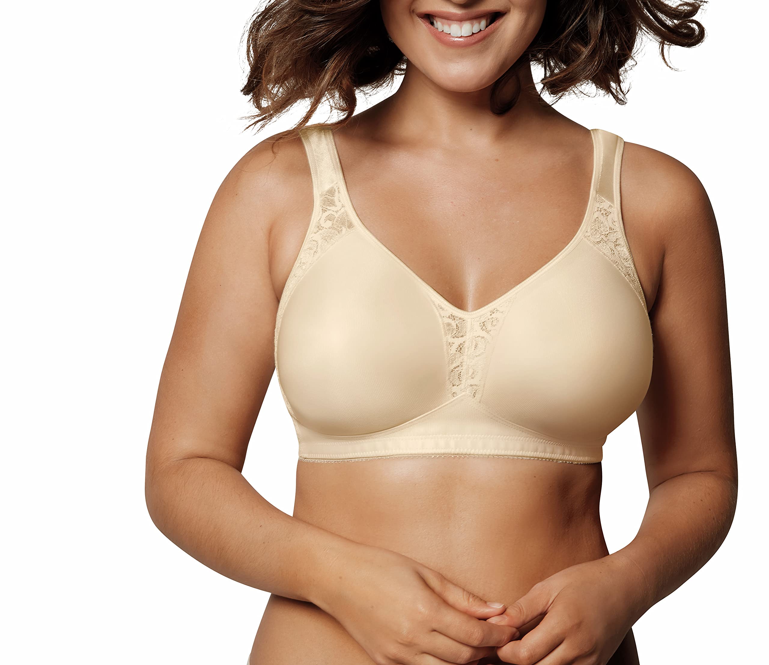 Playtex Women's Wireless Bra, 18 Hour Plus-Size Bras Available, Ultimate Lift, Moisture-Wicking, Single or 2-Pack