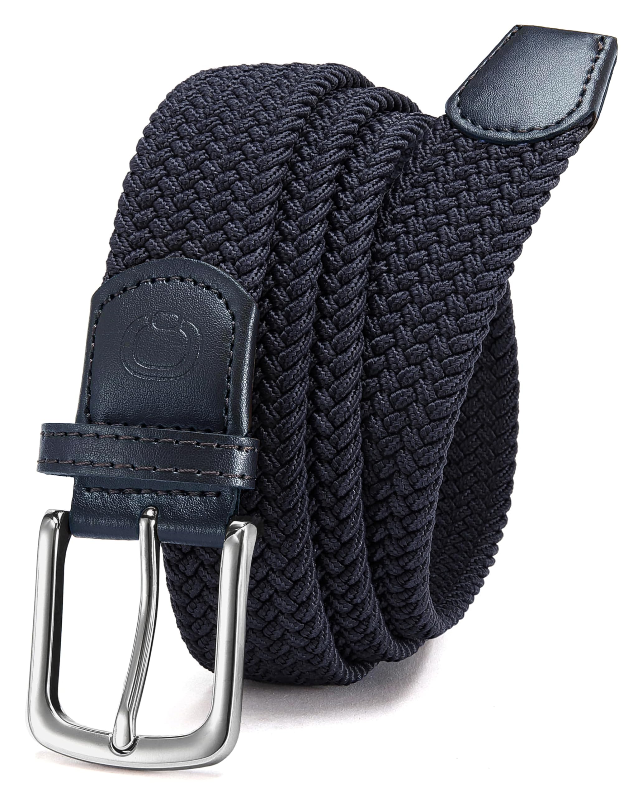 CHAOREN Stretch Belt for Men - Elastic Belt for Golf & Casual Wear
