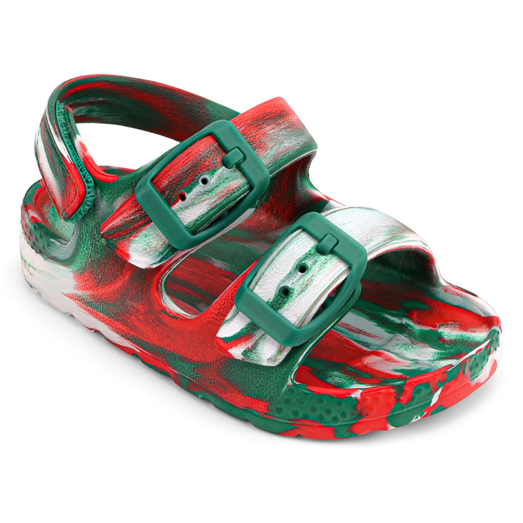 ChayChax Toddler Boys Girls Double Buckle Sandals Children's Adjustable Back Strap Water Sandal