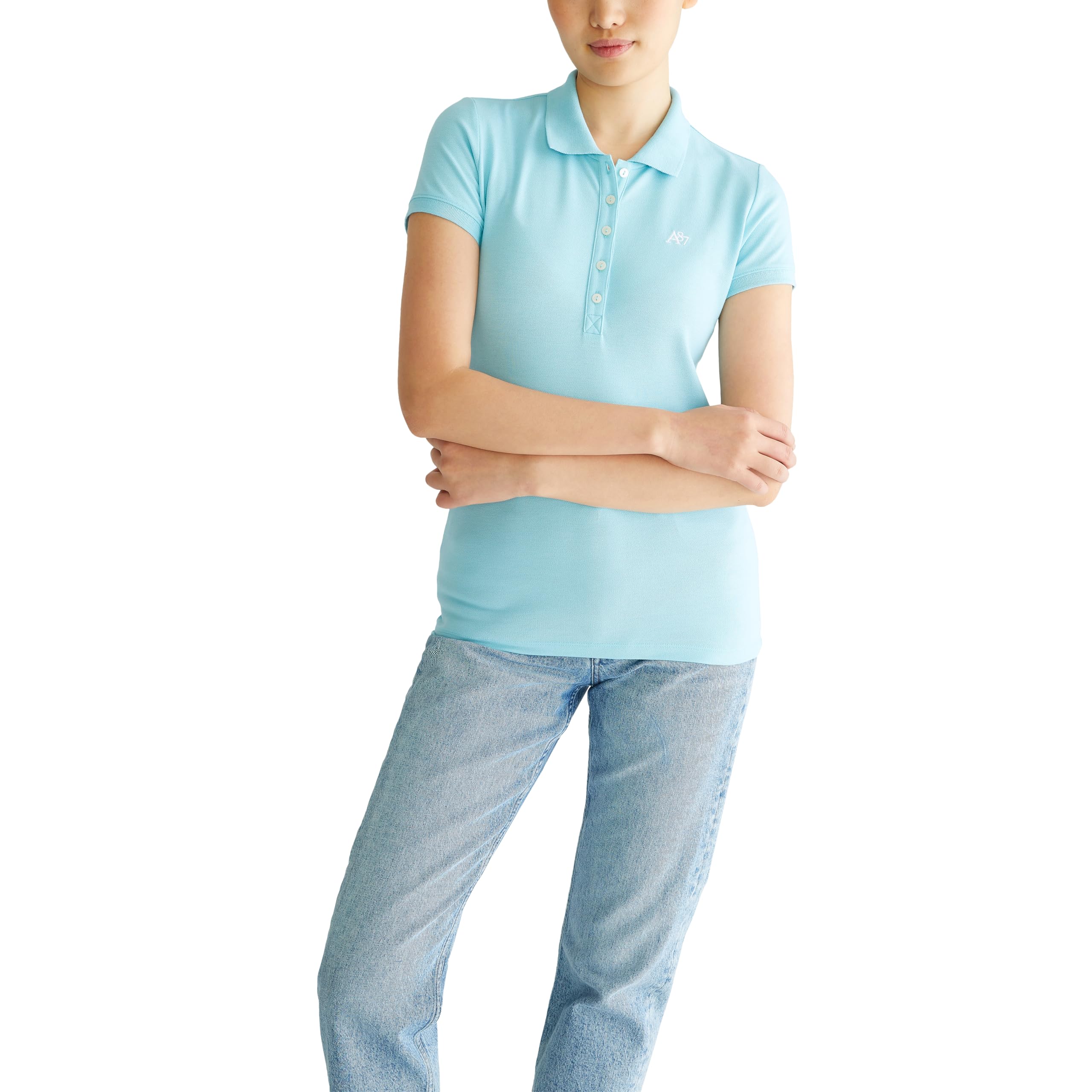 AEROPOSTALE Women's Aero Solid A87 Polo