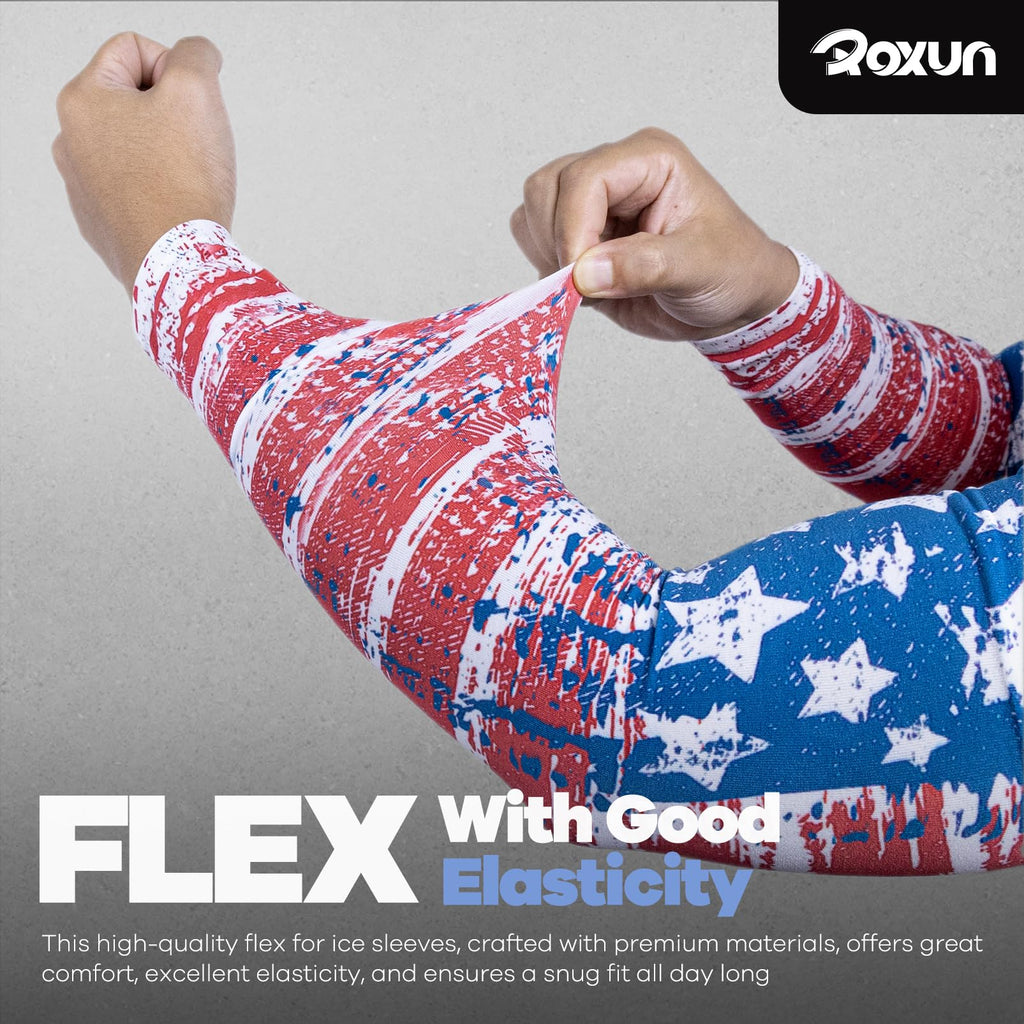 ROXUN Arm Sleeves Cooling UV Sun Protection Sport Compression for Men Women