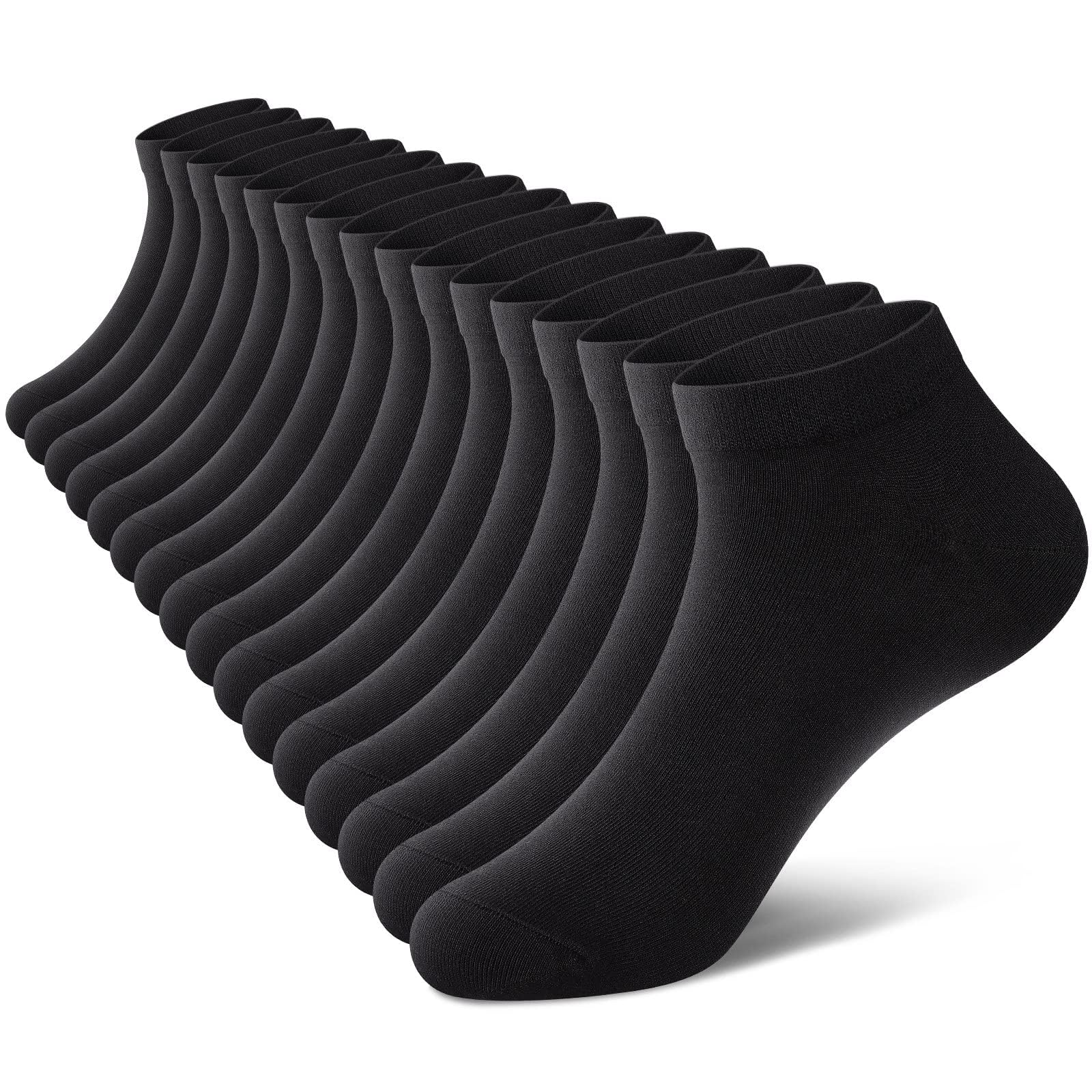 wernies No Show Socks Men, Low Cut Ankle Short Casual Non Slip Socks