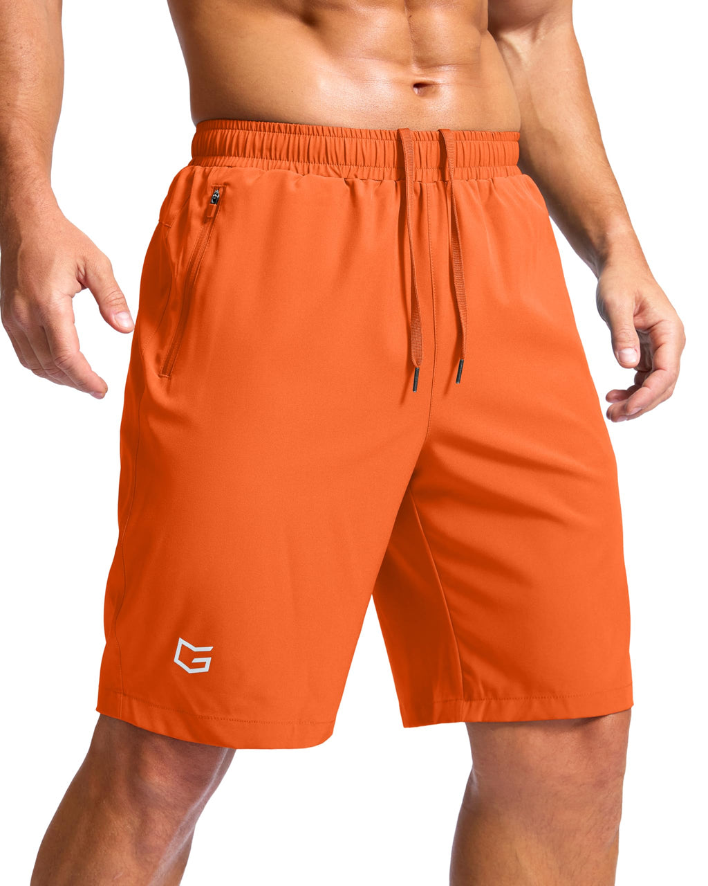 G Gradual Men's Athletic Running Shorts with 2 Zipper Pockets 7"/ 5"/ 9"