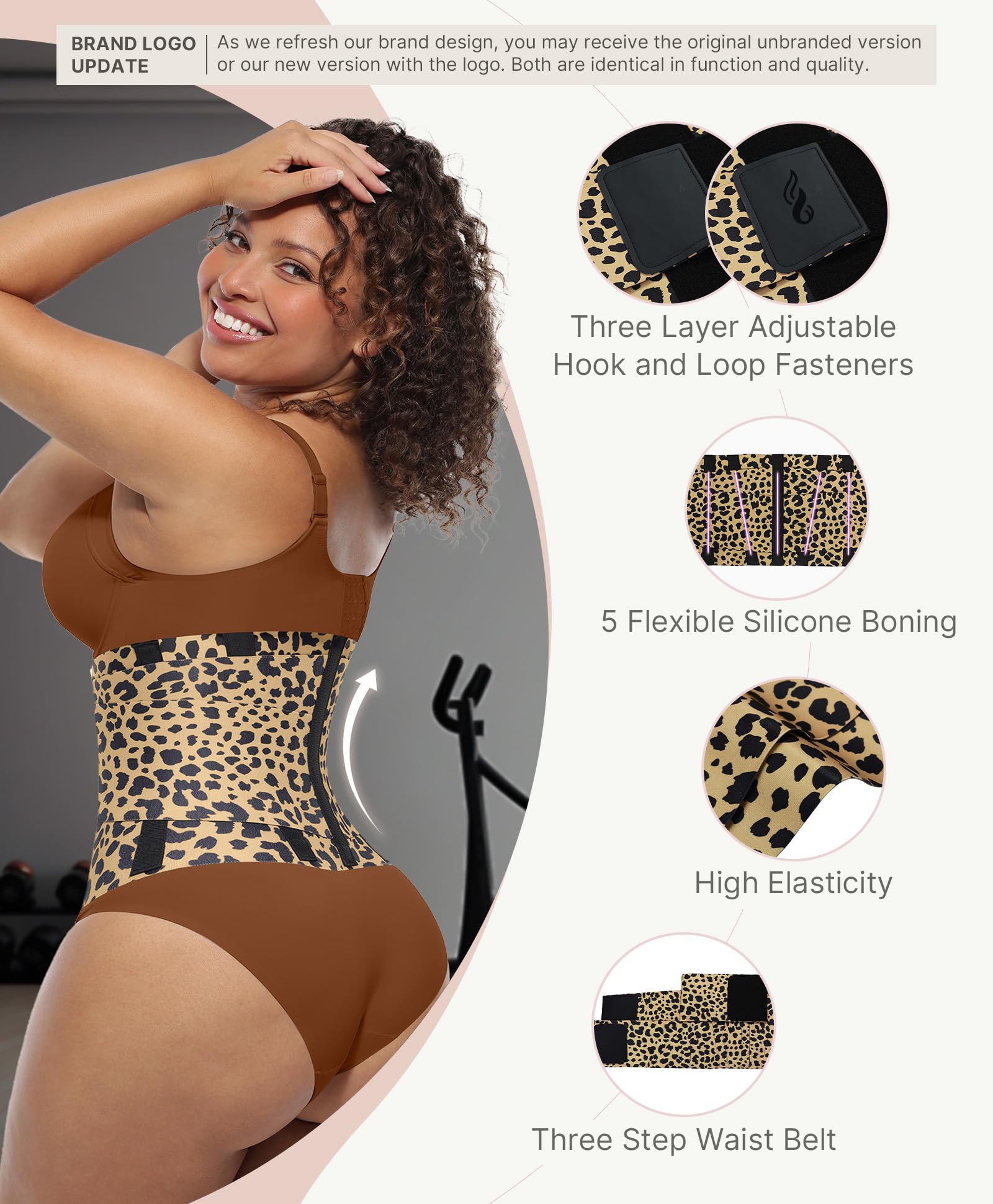 FeelinGirl Waist Trainer Belt Cincher Corset Tummy Control Faja Body Shaper