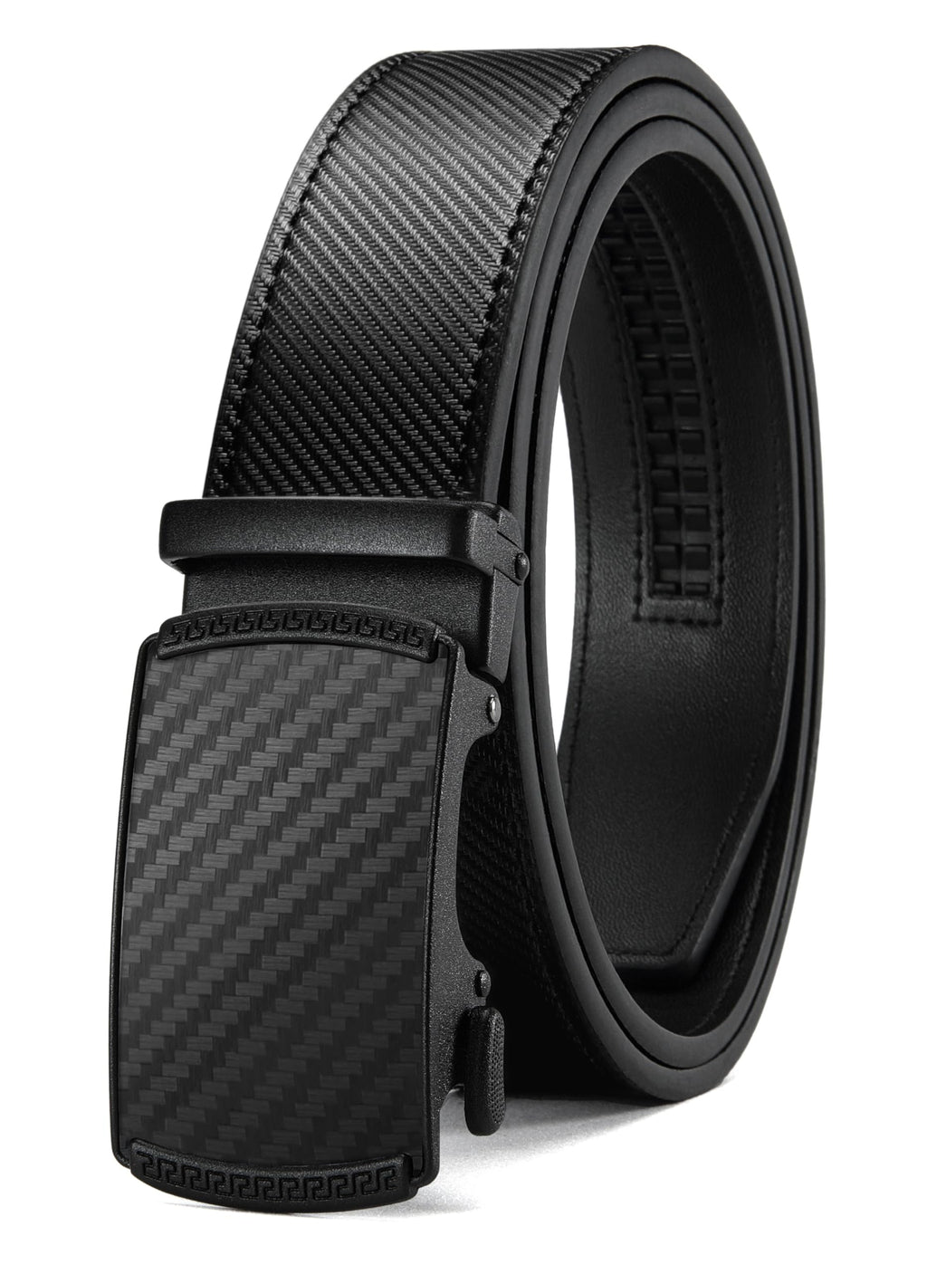 CHAOREN Men's Leather Ratchet Belt - Customizable Fit (35mm)