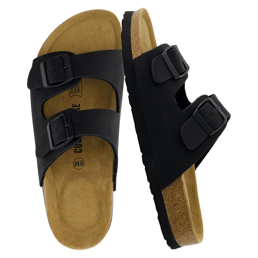 CUSHIONAIRE Lane Cork Slide Women's Sandals, Comfortable Sandals for Women