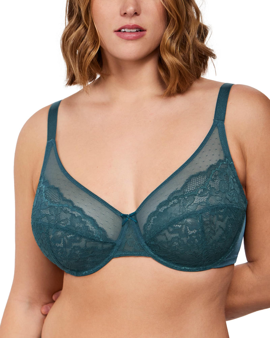 HSIA Minimizer Bras for Women Enchante Lace Underwire Bra for Heavy Breast