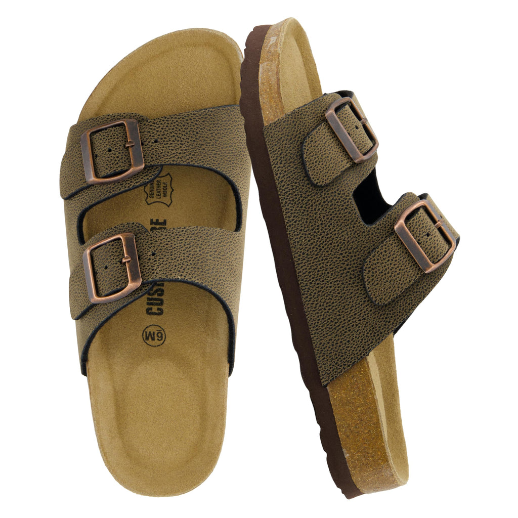 CUSHIONAIRE Lane Cork Slide Women's Sandals, Comfortable Sandals for Women