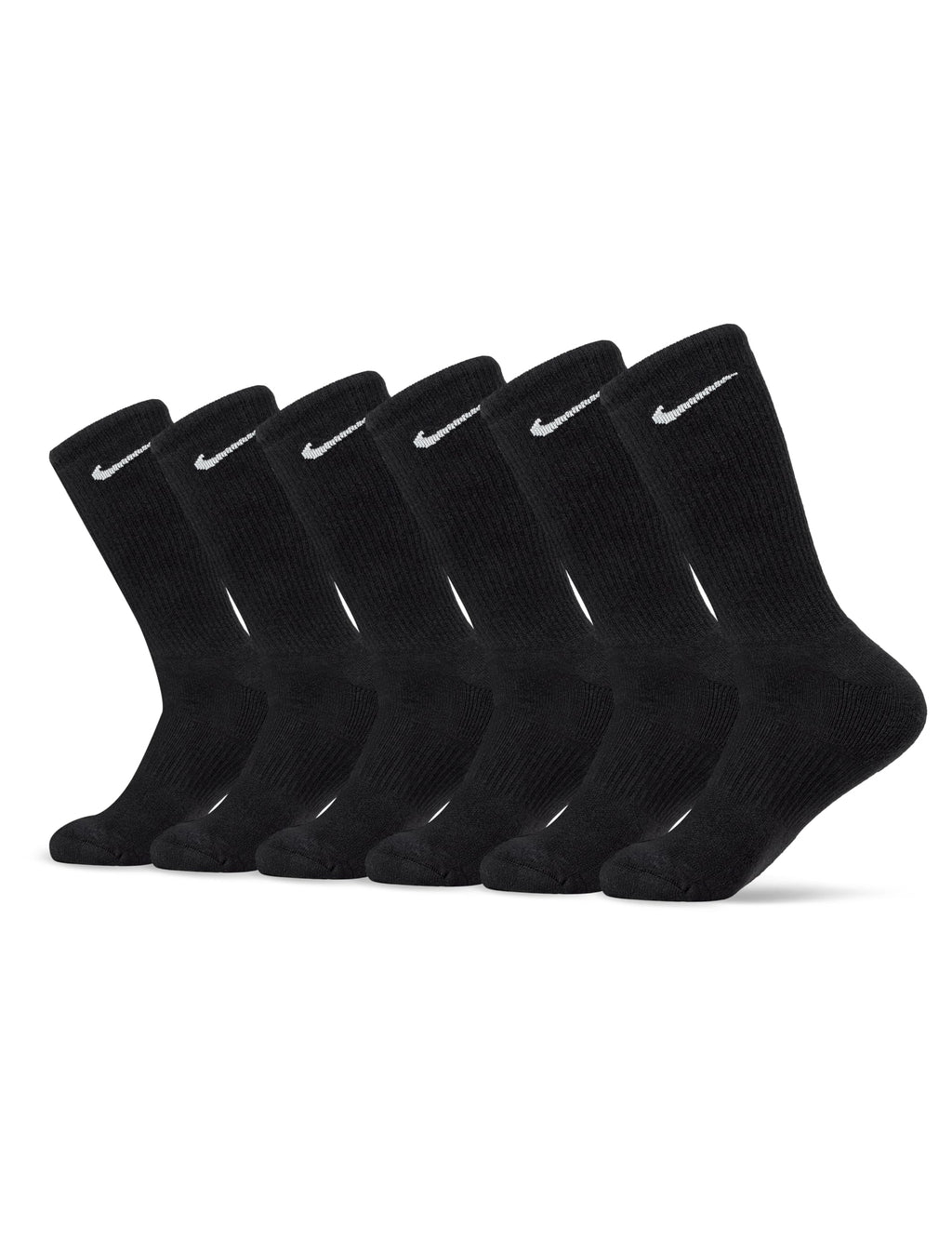 Nike Adult Everyday Cushioned Training Crew Socks (6-Packs) | Mens & Womens