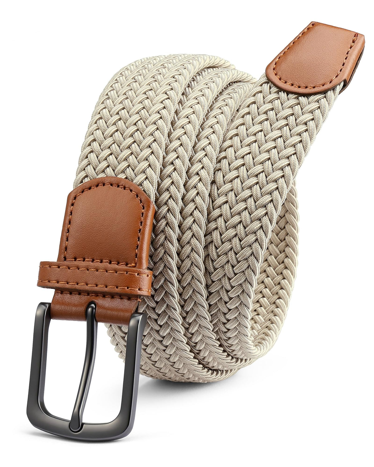 CHAOREN Stretch Belt for Men - Elastic Belt for Golf & Casual Wear