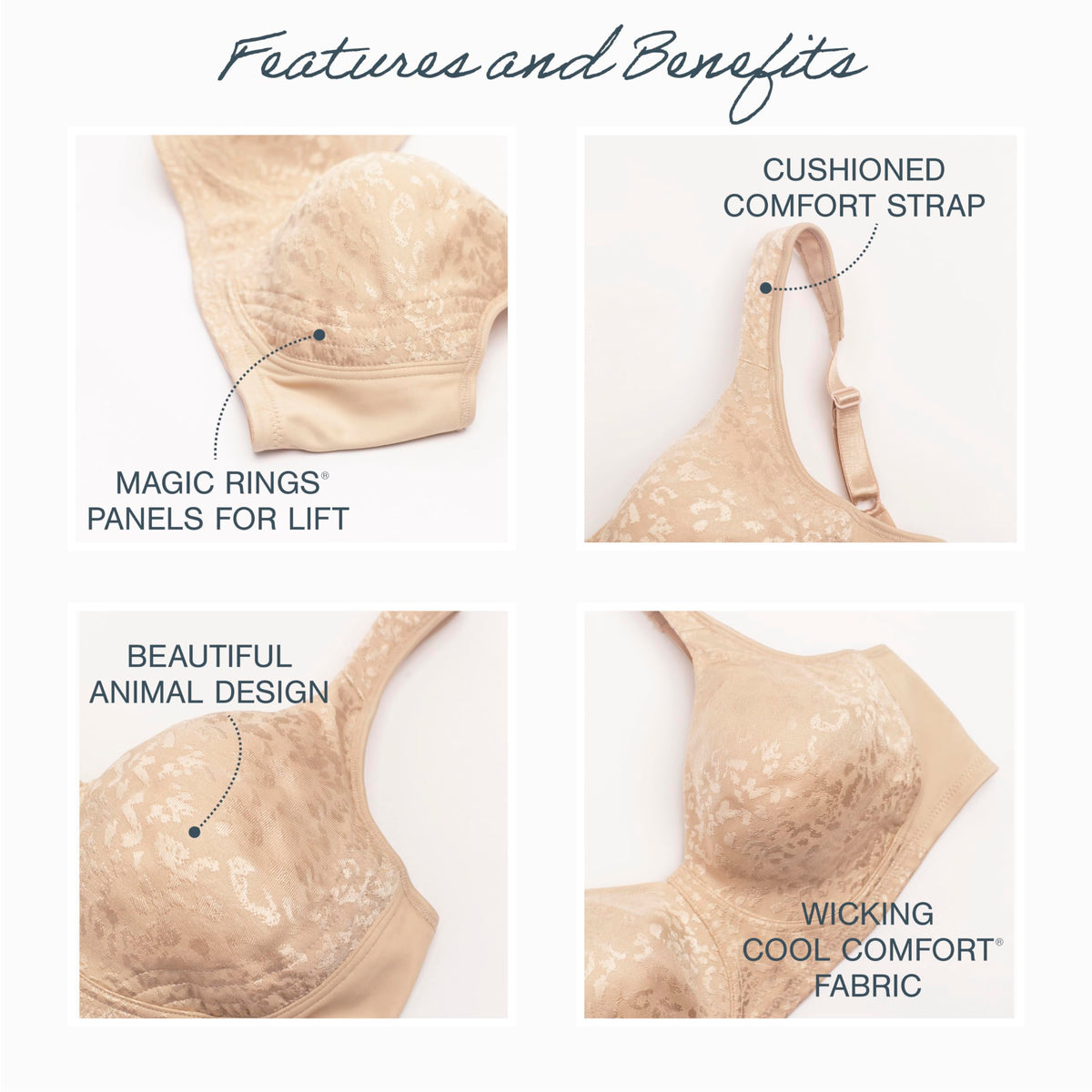 Playtex Women's Wireless Bra, 18 Hour Plus-Size Bras Available, Ultimate Lift, Moisture-Wicking, Single or 2-Pack