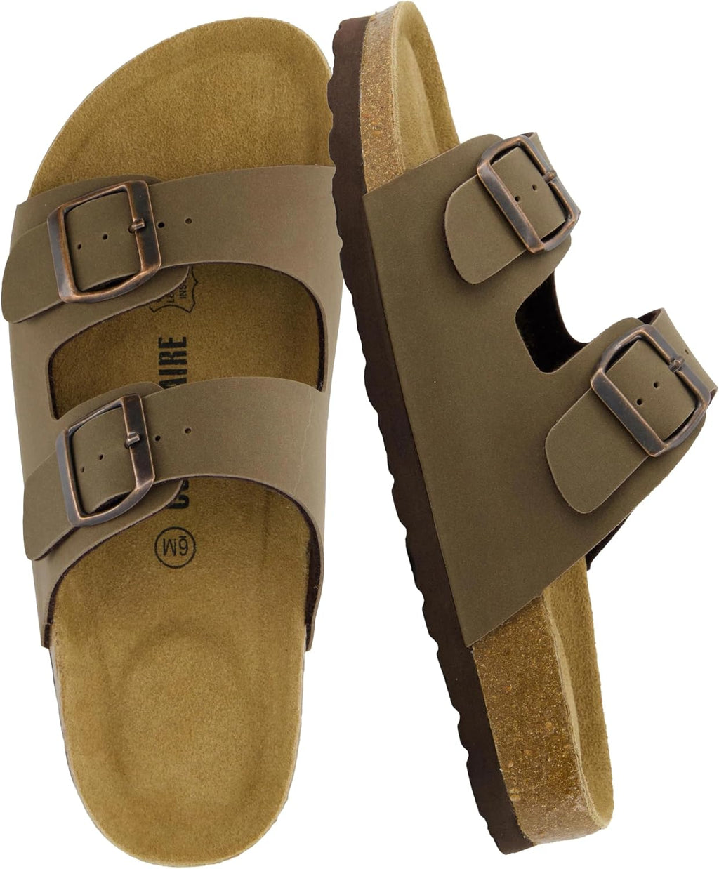 CUSHIONAIRE Lane Cork Slide Women's Sandals, Comfortable Sandals for Women
