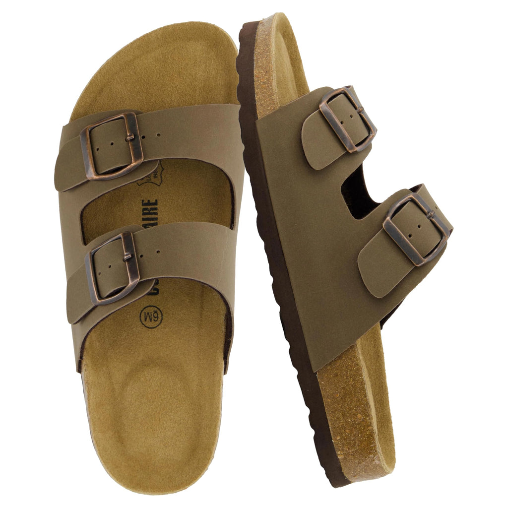 CUSHIONAIRE Lane Cork Slide Women's Sandals, Comfortable Sandals for Women