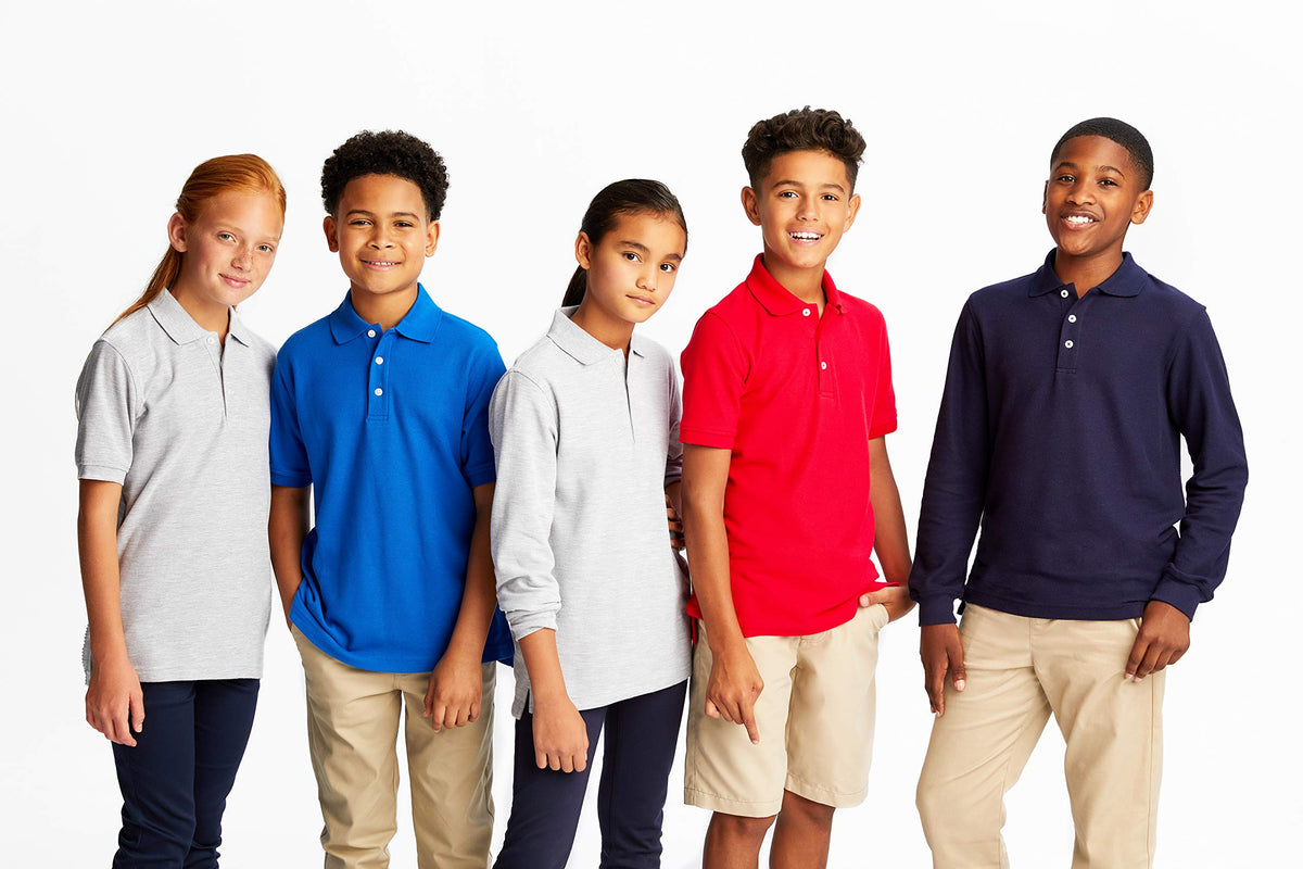 French Toast Kids' Pique Polo (Standard & Husky)