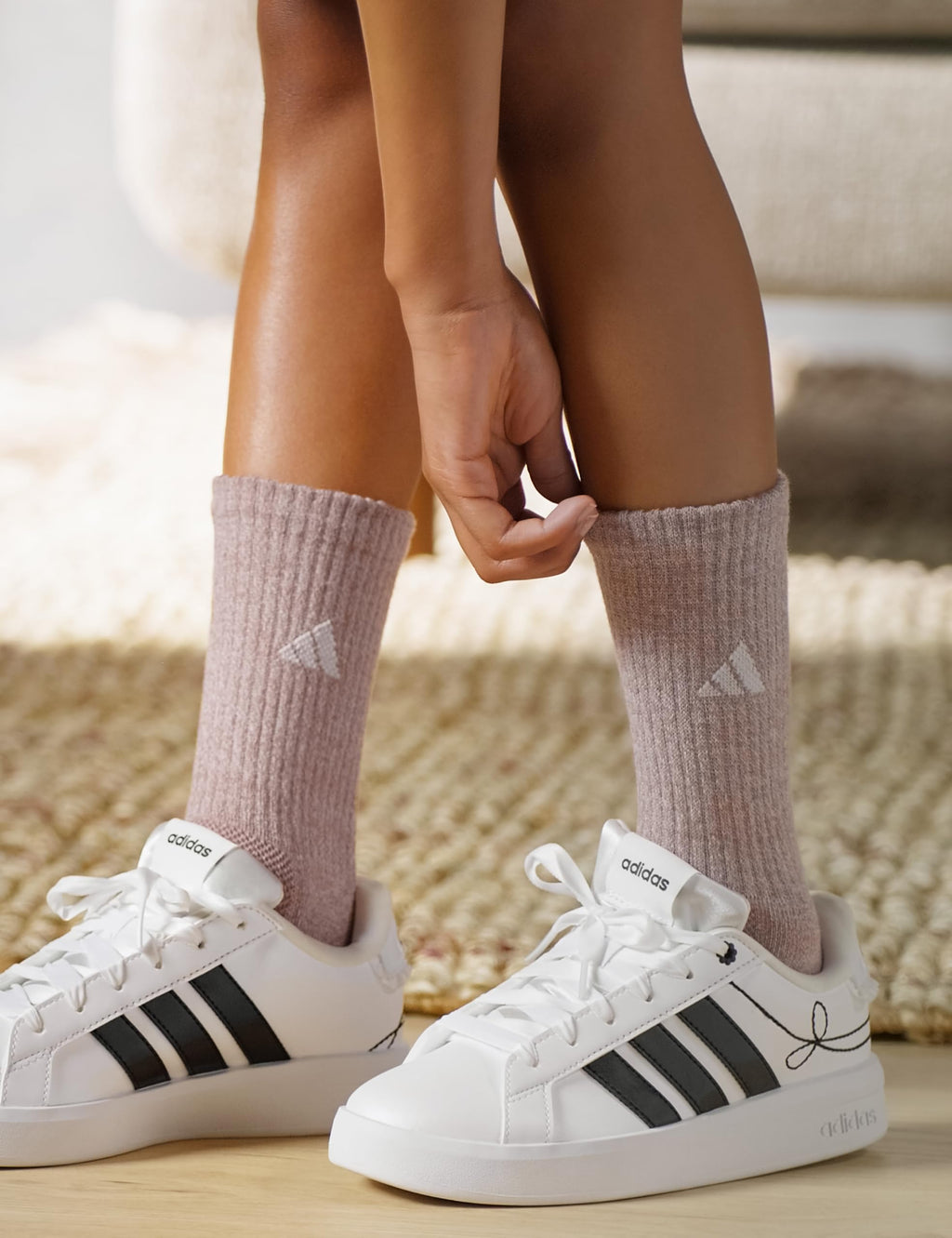 adidas Kids Athletic Cushioned Crew Socks 6 Pairs