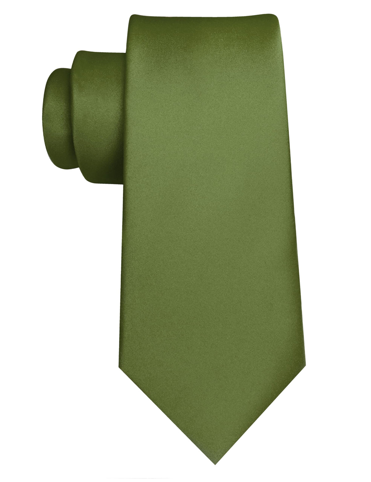 JEMYGINS Solid Color Tie Mens Necktie for Business and Wedding