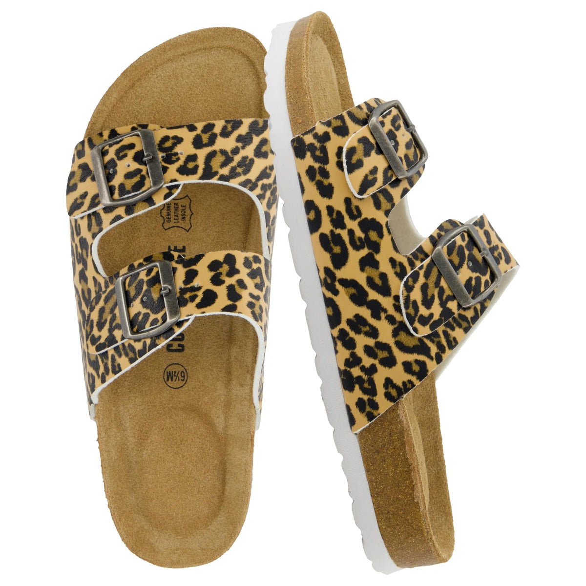 CUSHIONAIRE Lane Cork Slide Women's Sandals, Comfortable Sandals for Women
