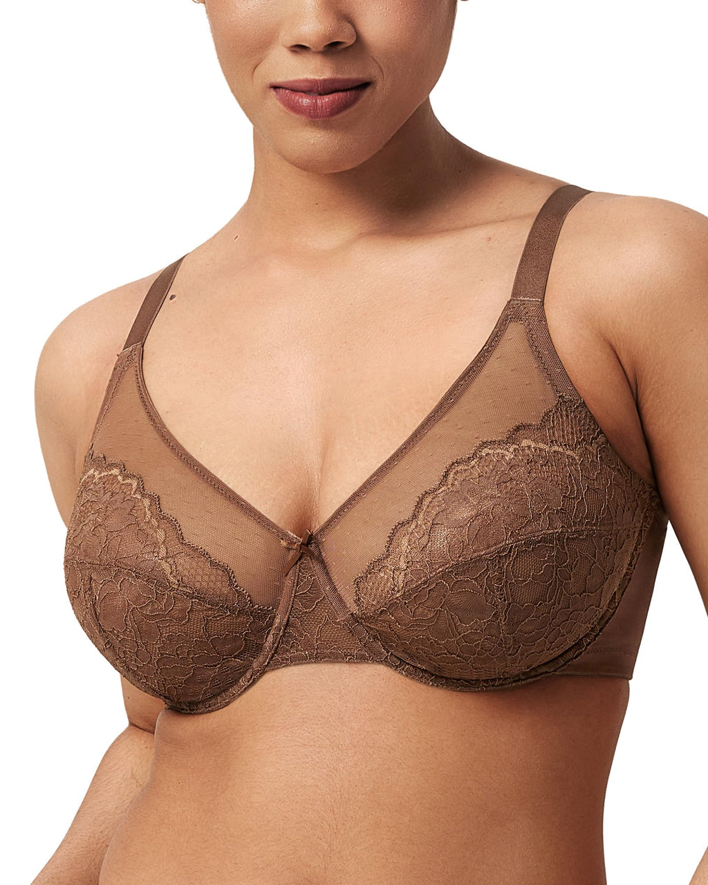 HSIA Minimizer Bras for Women Enchante Lace Underwire Bra for Heavy Breast
