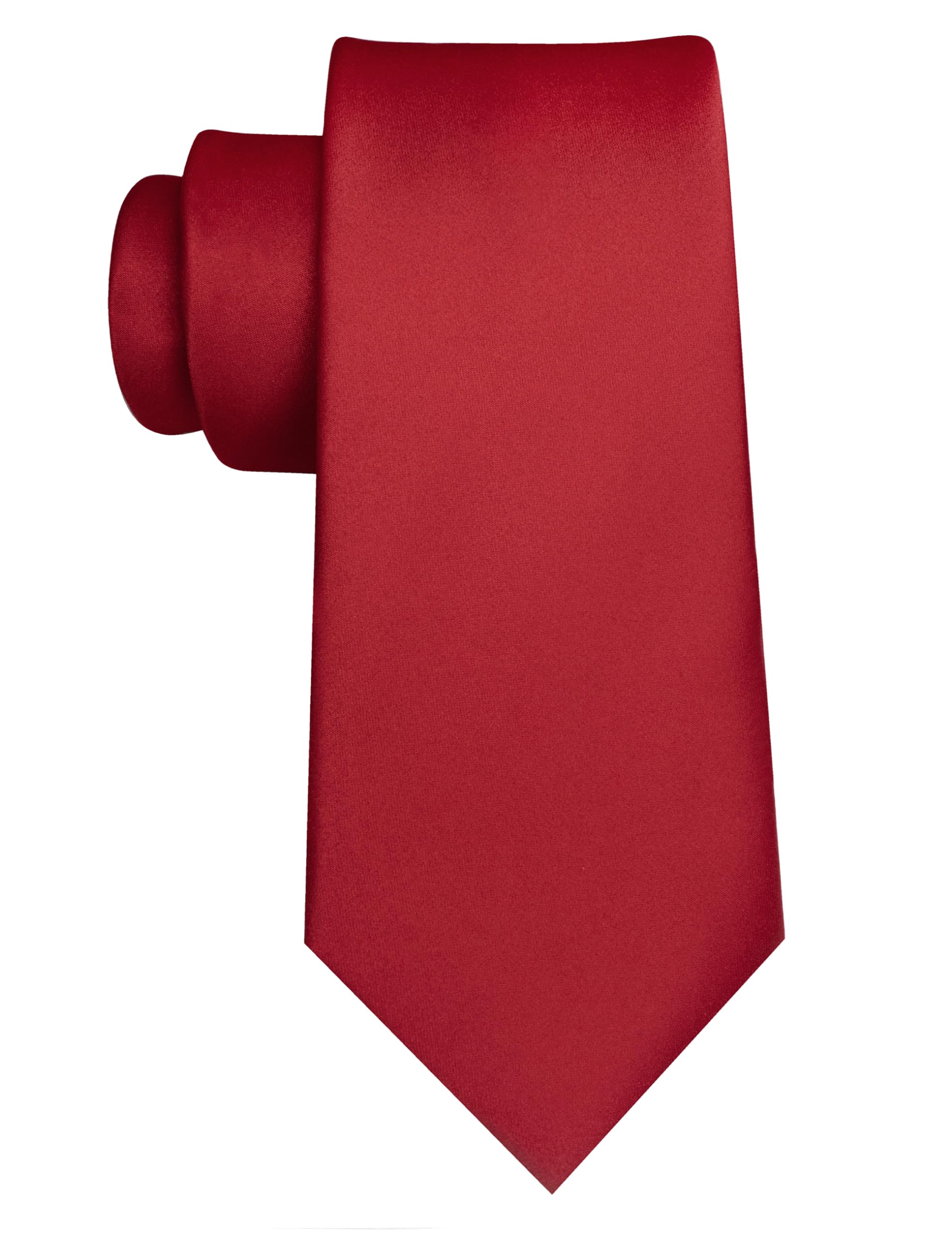 JEMYGINS Solid Color Tie Mens Necktie for Business and Wedding