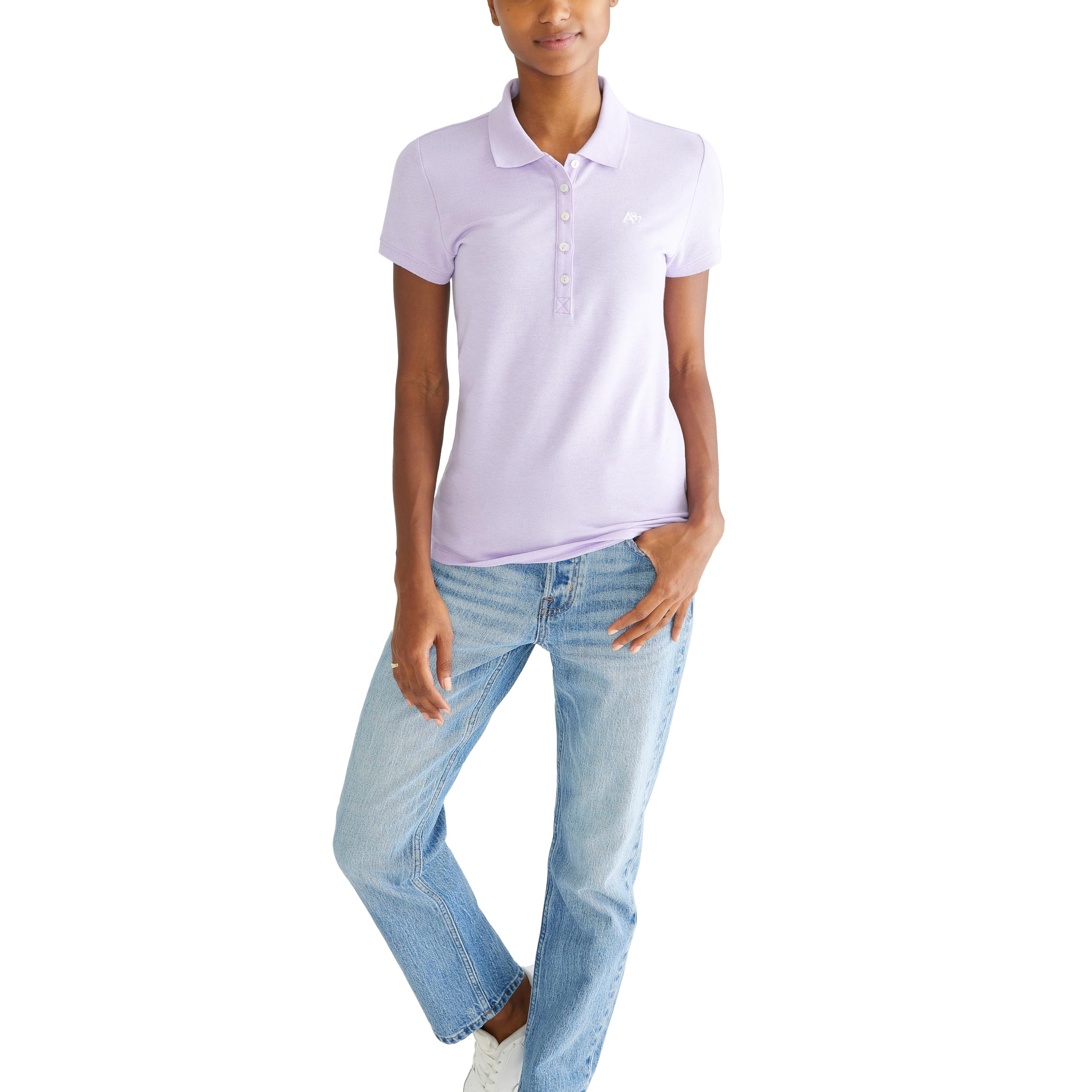 AEROPOSTALE Women's Aero Solid A87 Polo