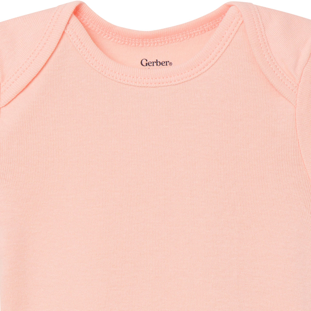 Gerber Baby Girls' 8-pack Short Sleeve Onesies Bodysuits