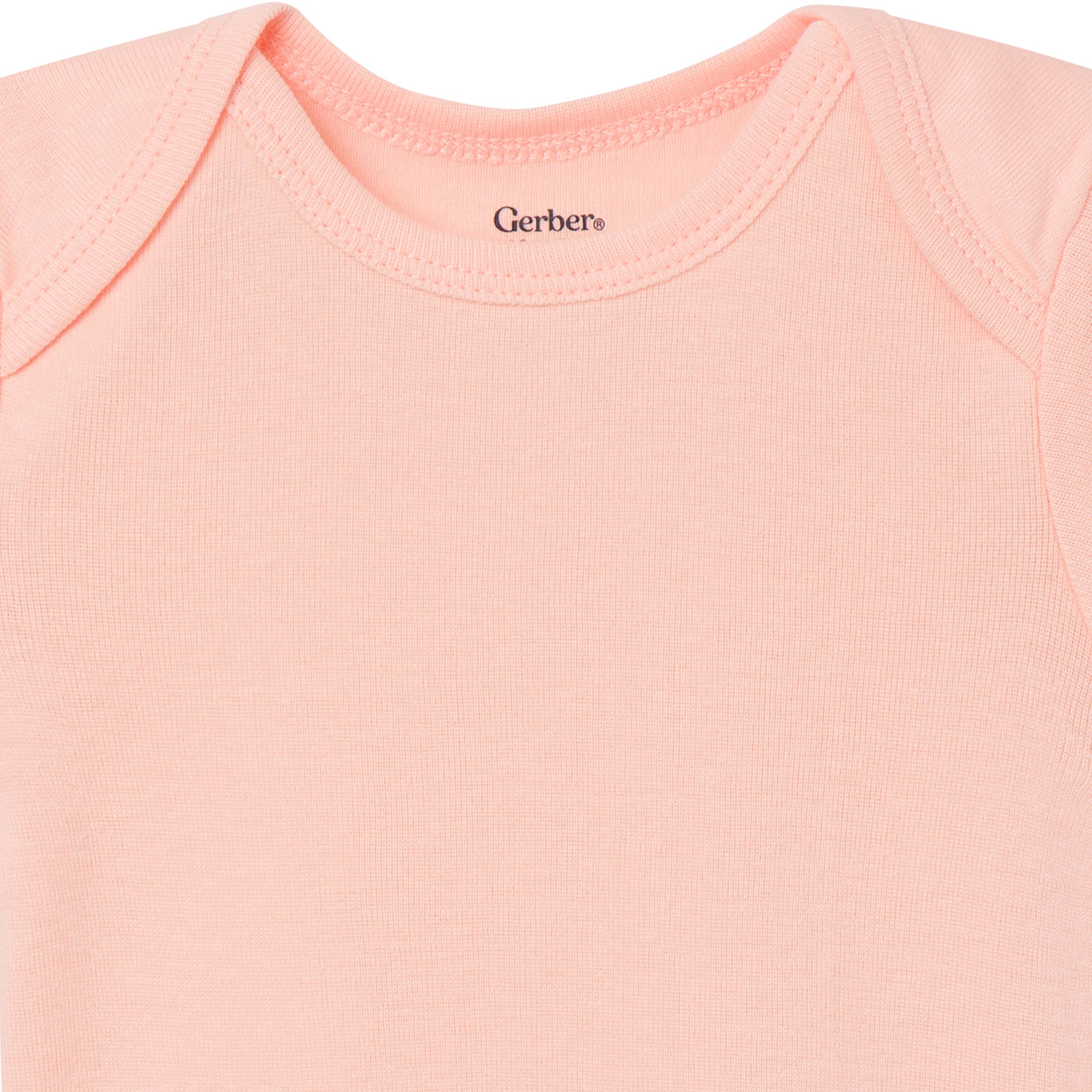 Gerber Baby Girls' 8-pack Short Sleeve Onesies Bodysuits