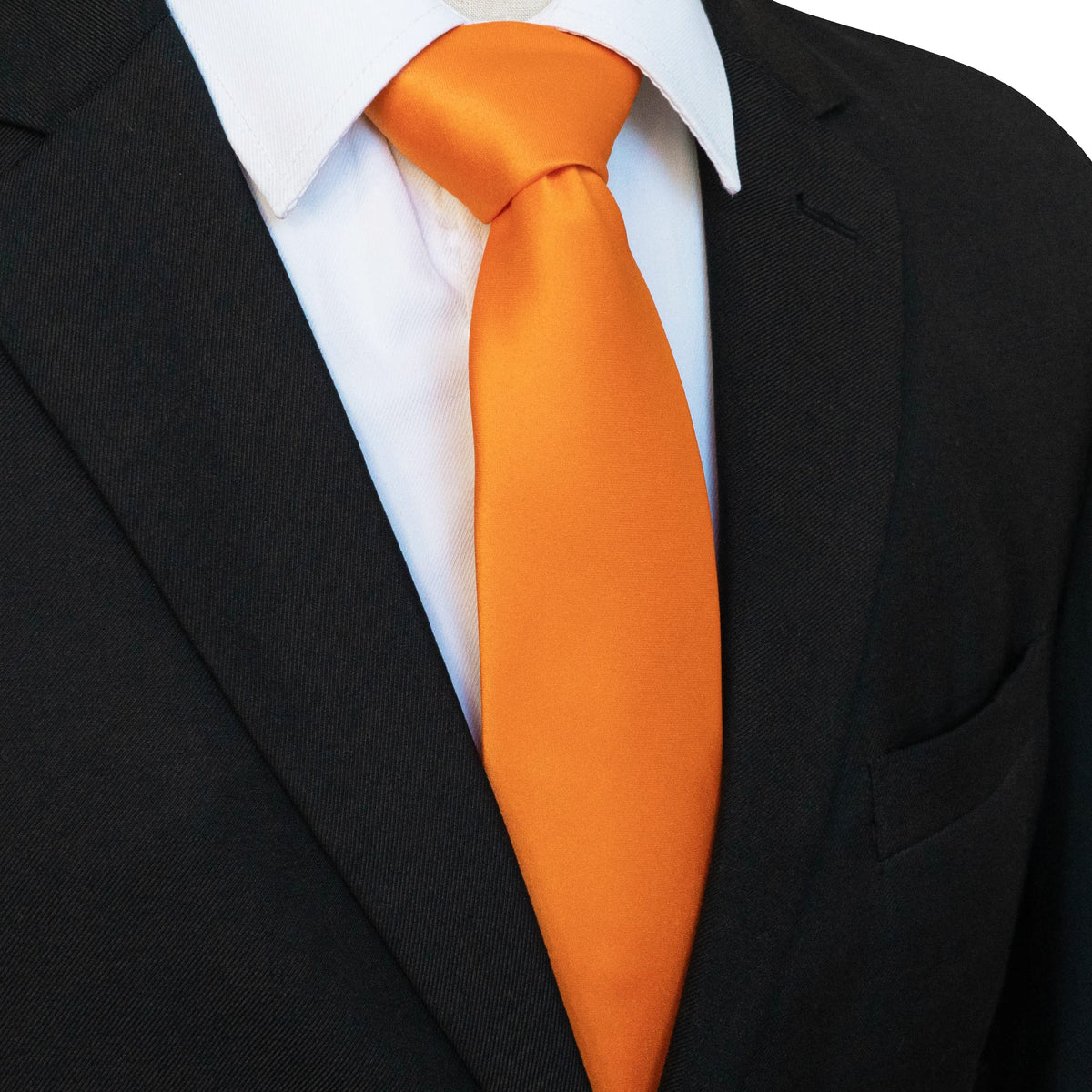 JEMYGINS Solid Color Tie Mens Necktie for Business and Wedding
