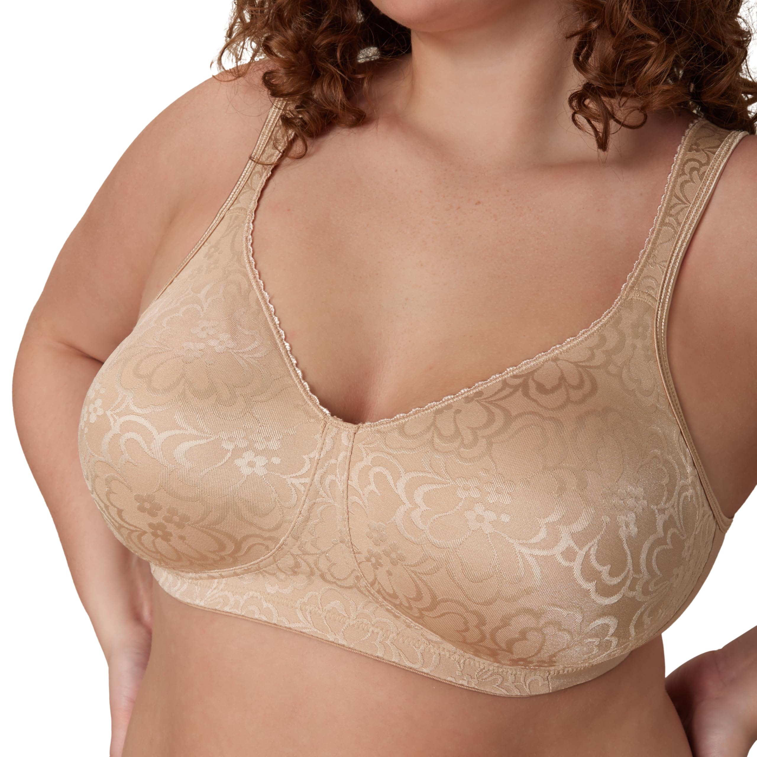 Playtex Women's Wireless Bra, 18 Hour Plus-Size Bras Available, Ultimate Lift, Moisture-Wicking, Single or 2-Pack