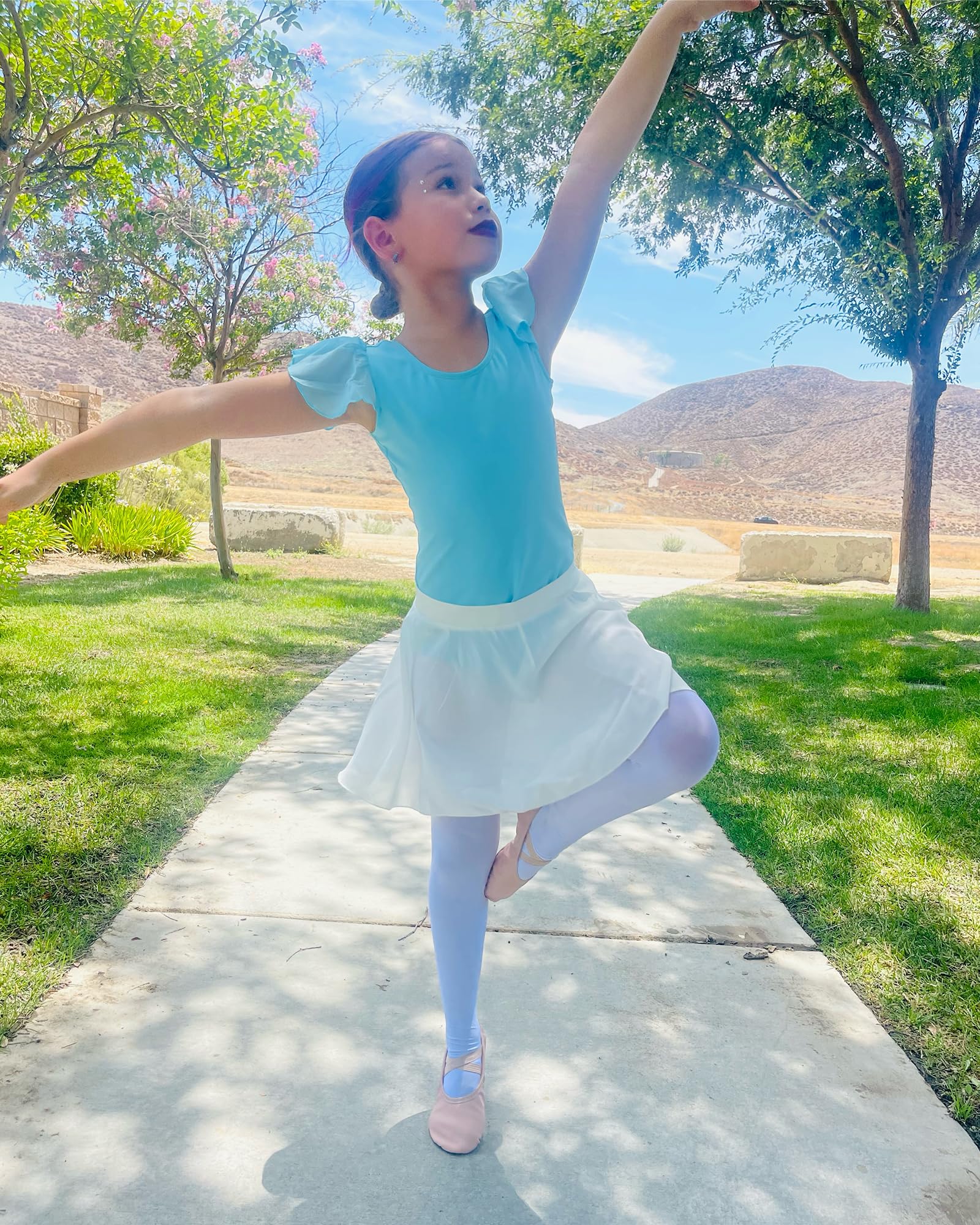 Stelle Ballet Shoes for Girls Toddler Soft Leather Split Sole Practice
