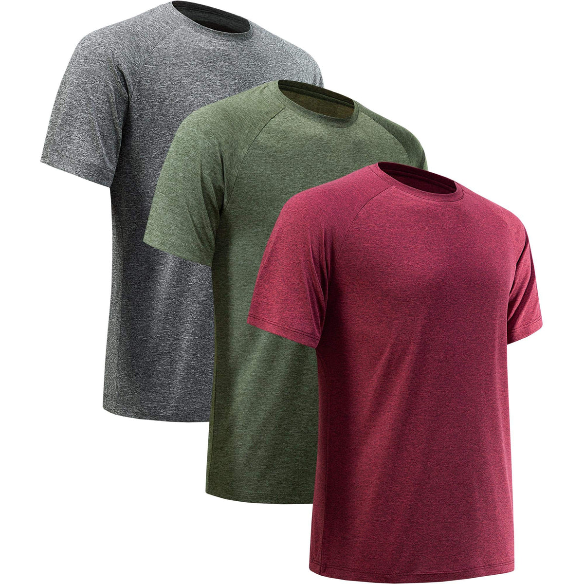 Workout Shirts for Men Short Sleeve Quick Dry Gym T Shirt