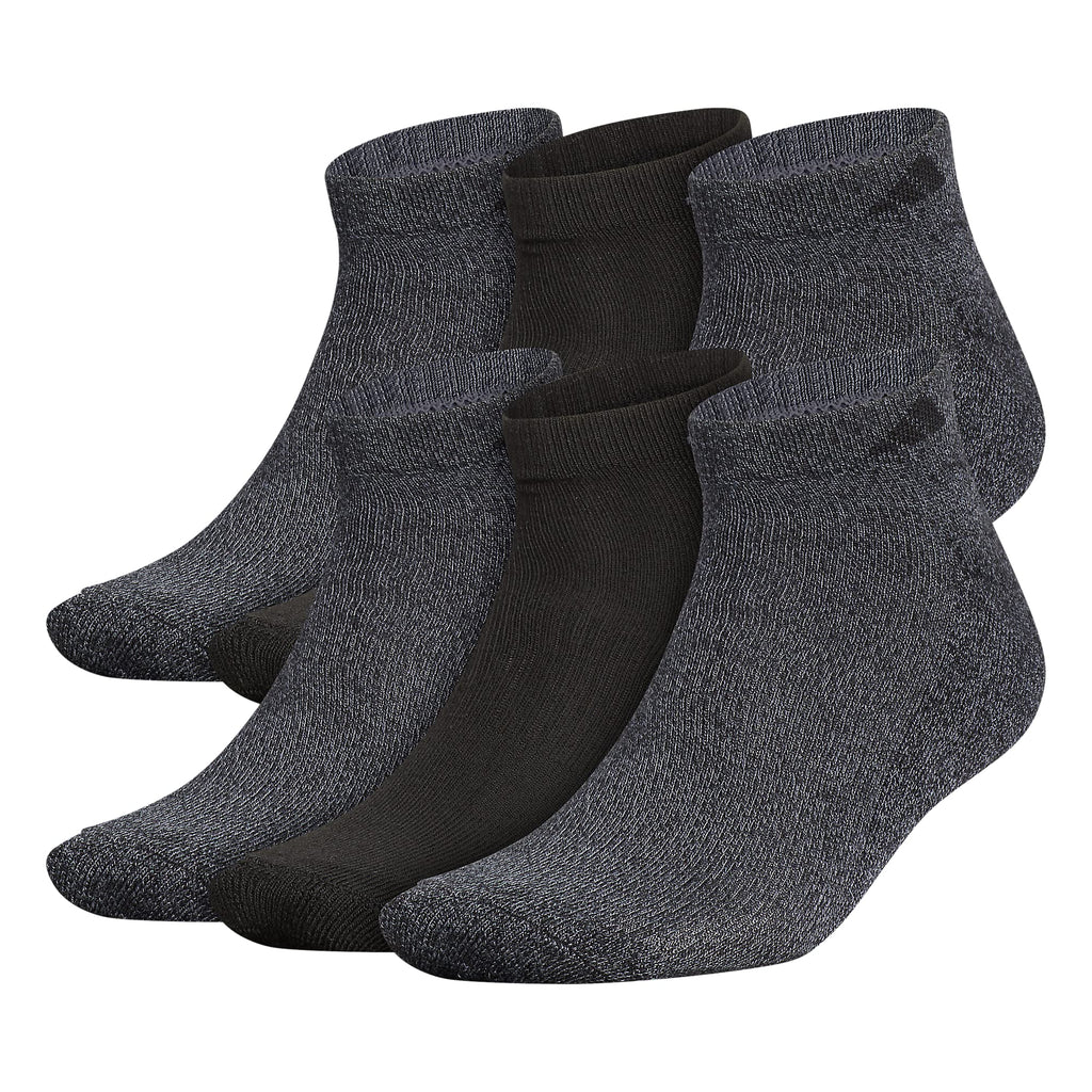 adidas Men's Athletic Cushioned Low Cut Ankle Socks 6 Pairs