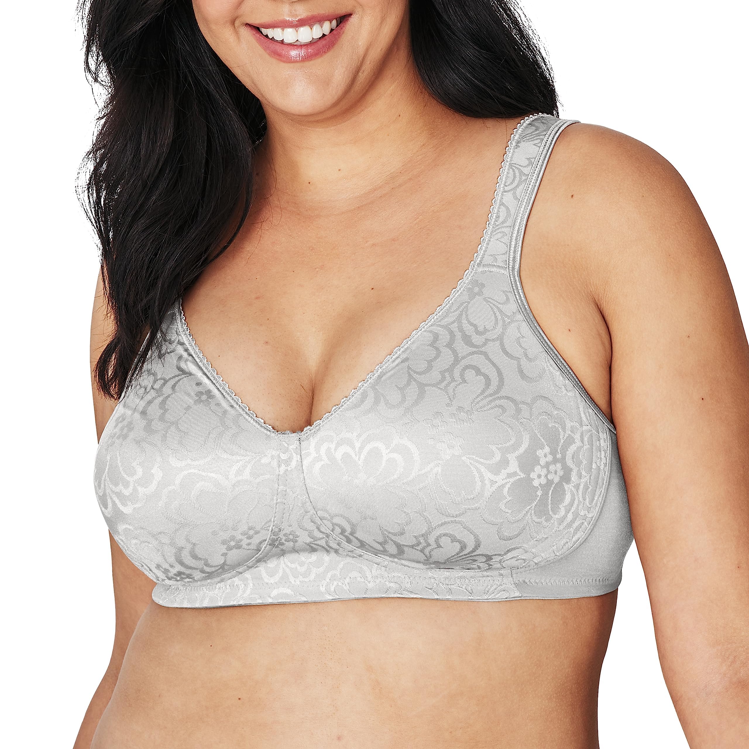 Playtex Women's Wireless Bra, 18 Hour Plus-Size Bras Available, Ultimate Lift, Moisture-Wicking, Single or 2-Pack