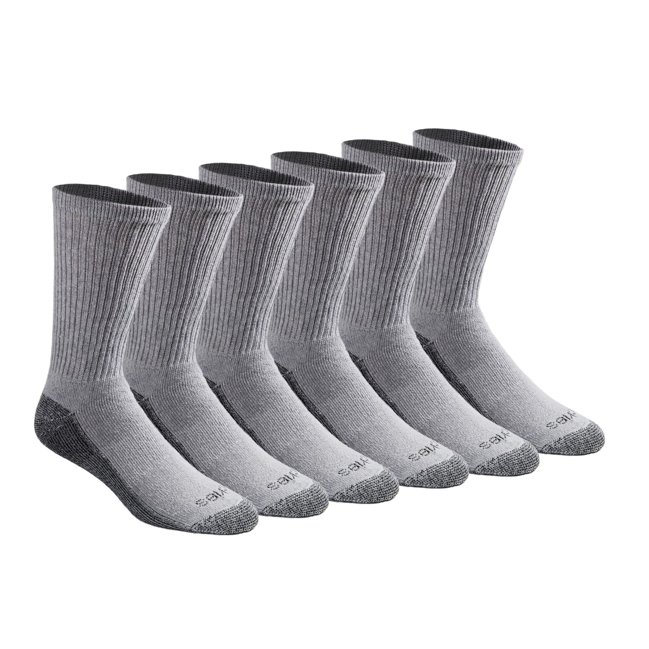 Dickies Men's Dri-tech Original Moisture Control Crew Socks, Available in M-xxl (6, 12, 18 Pairs)