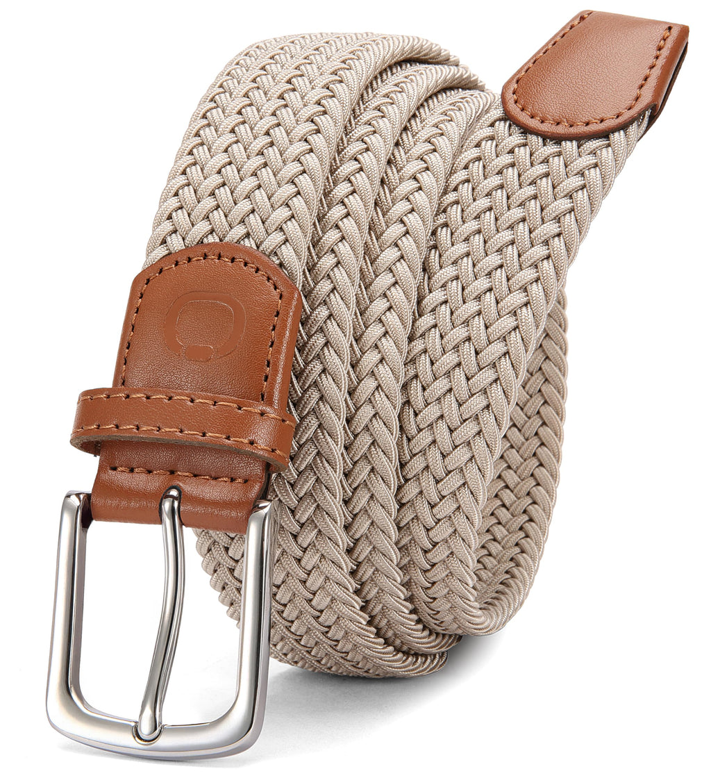 CHAOREN Stretch Belt for Men - Elastic Belt for Golf & Casual Wear